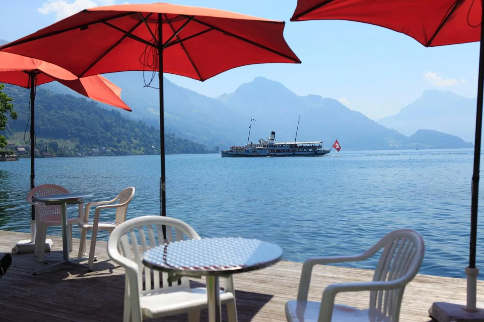 Garden in Seminar-Hotel Rigi am See