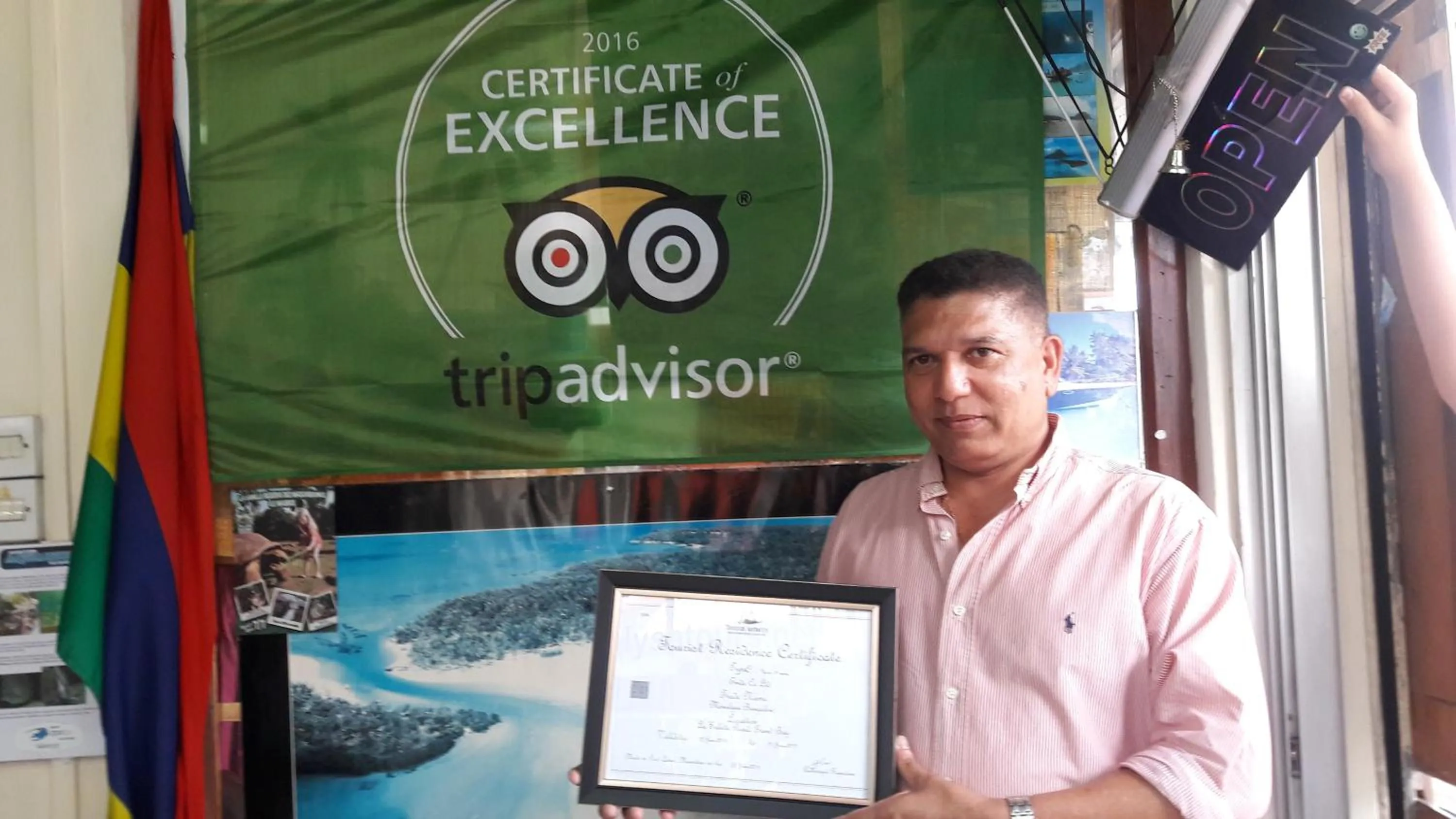 Certificate/Award in Monalysa St Honore Apartment & Studios Grand Bay