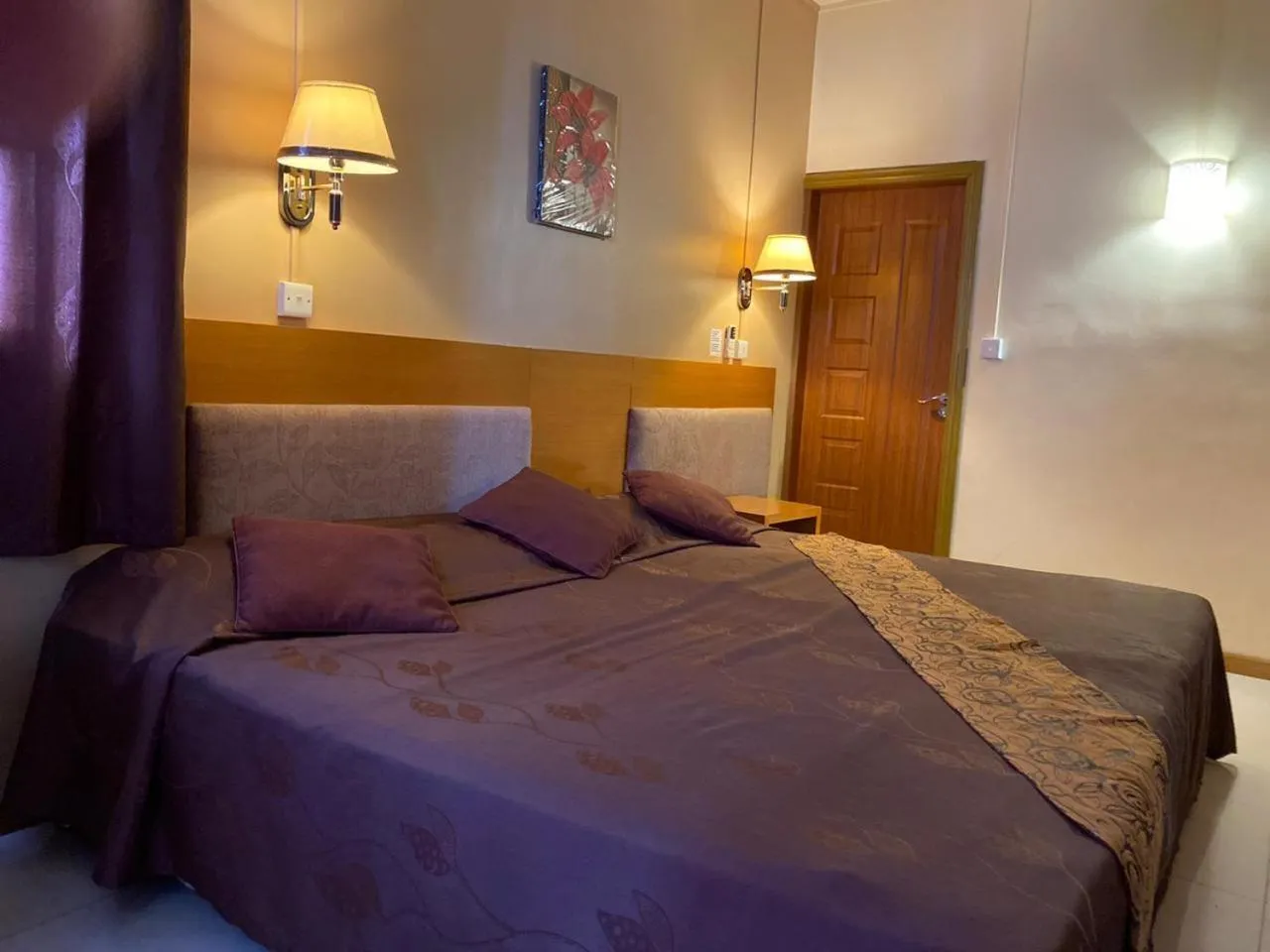 Bed in Monalysa St Honore Apartment & Studios Grand Bay