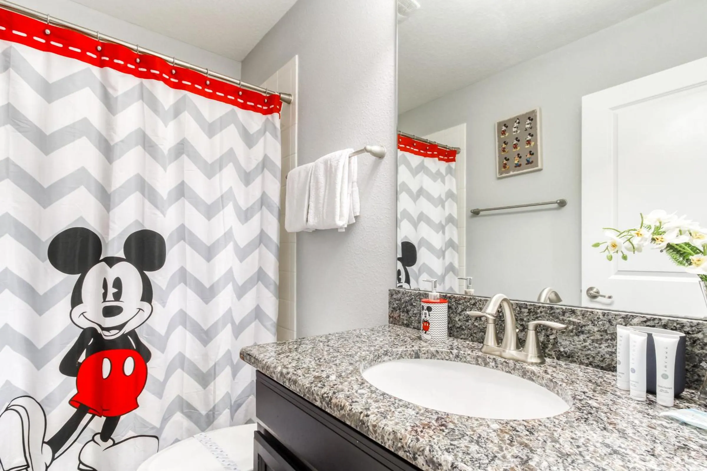 Shower in Champions Retreat