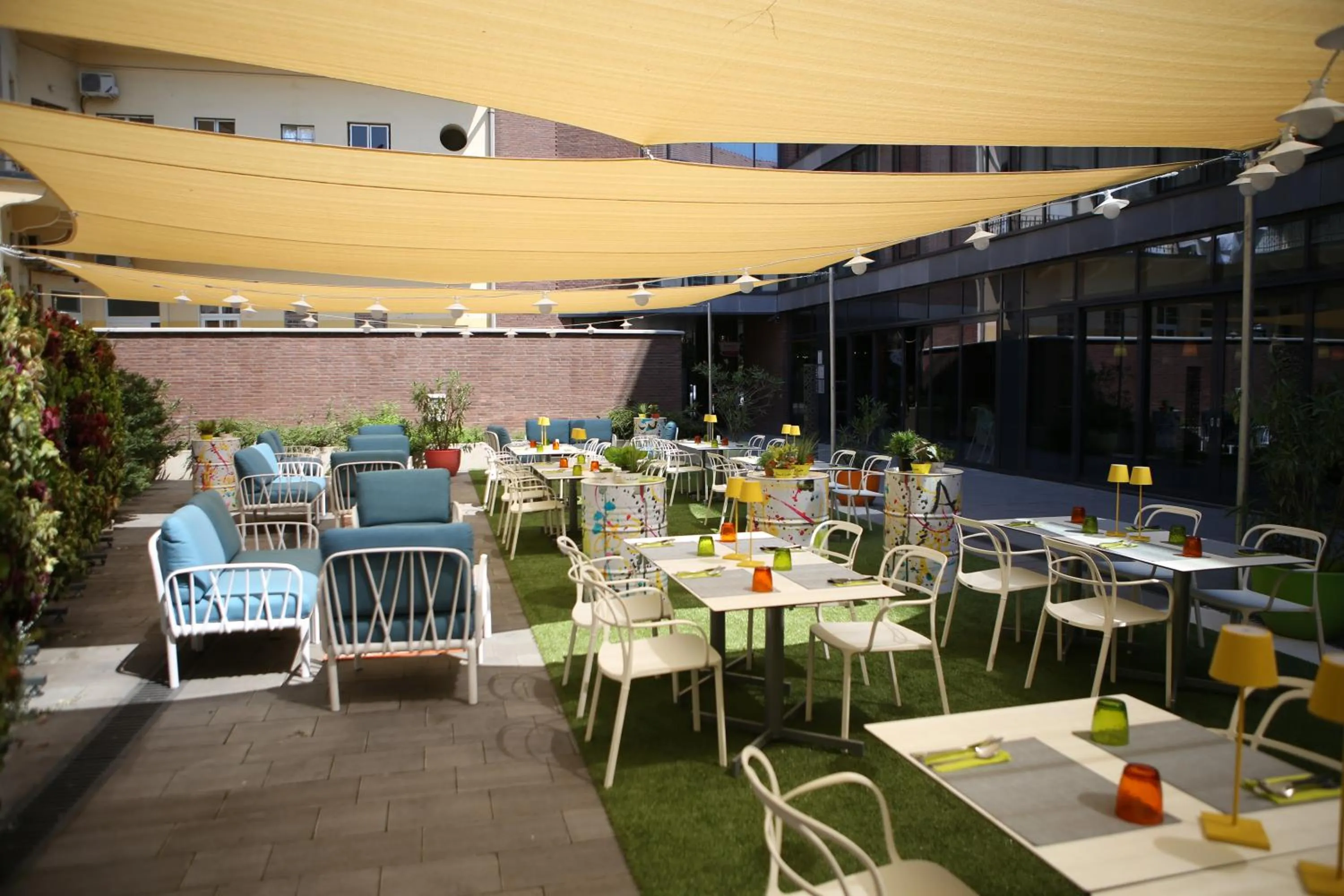 Patio in Art Hotel Szeged