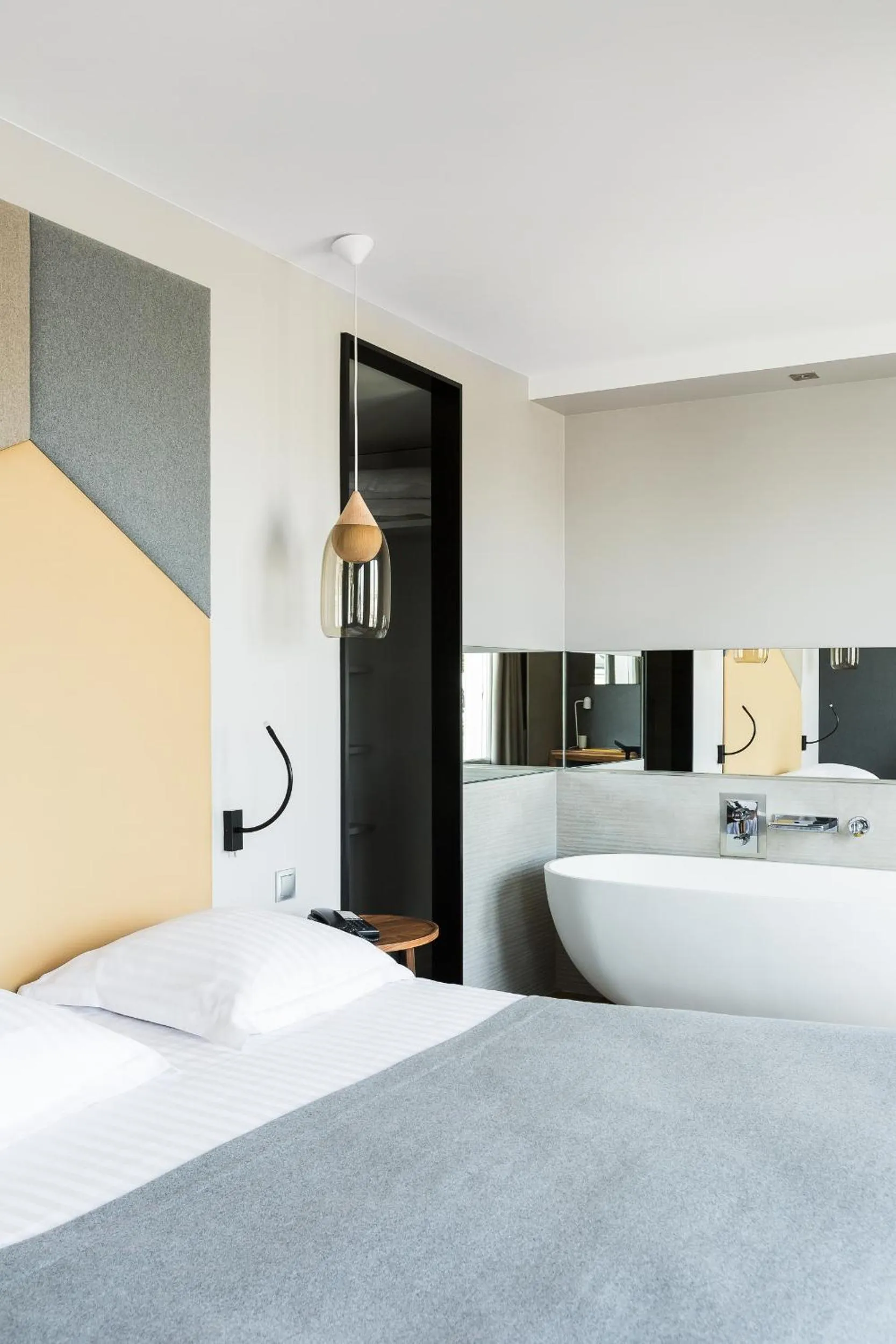 Decorative detail, Bed in Hôtel Atala Champs Elysees