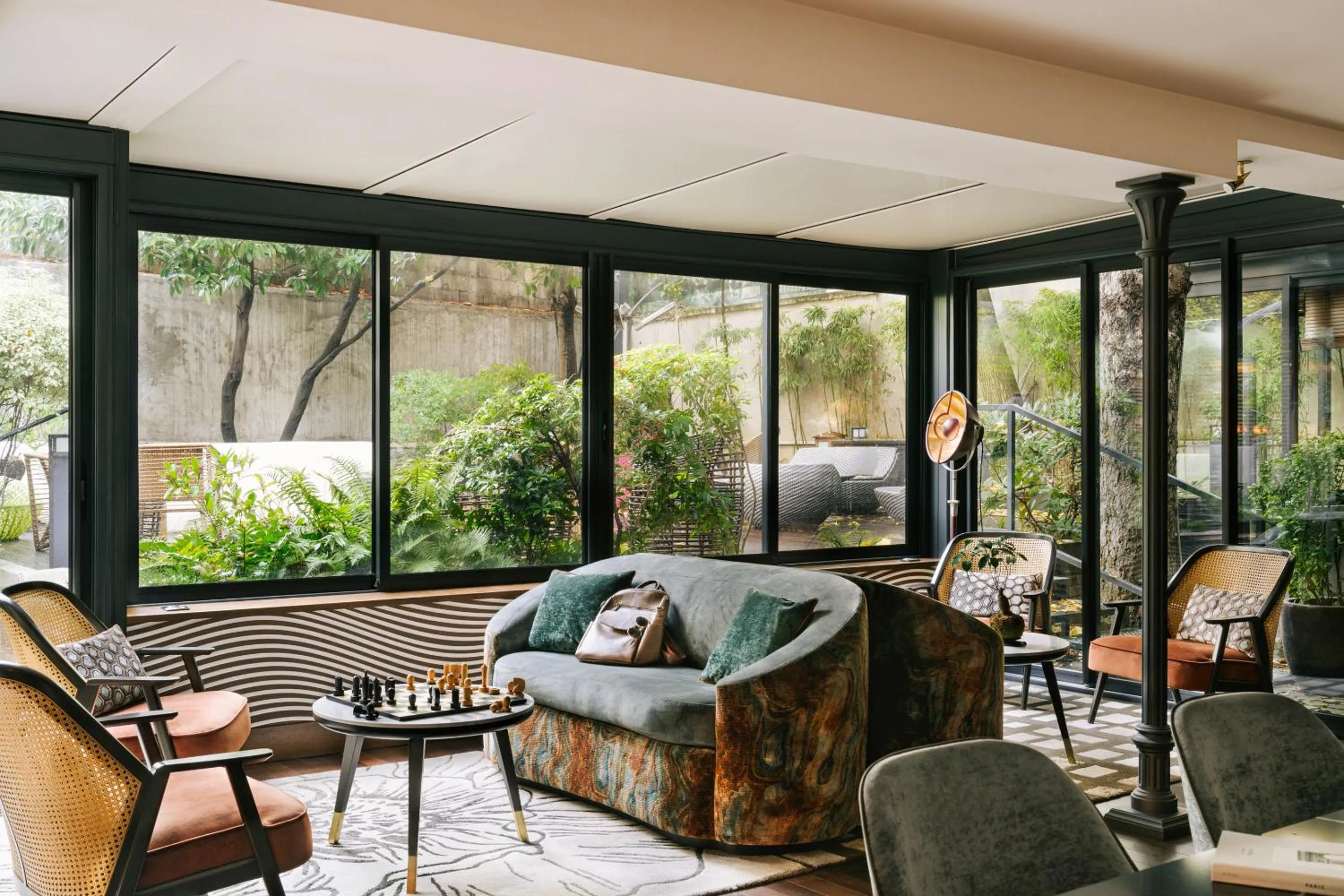 Patio in Hôtel Atala Champs Elysees