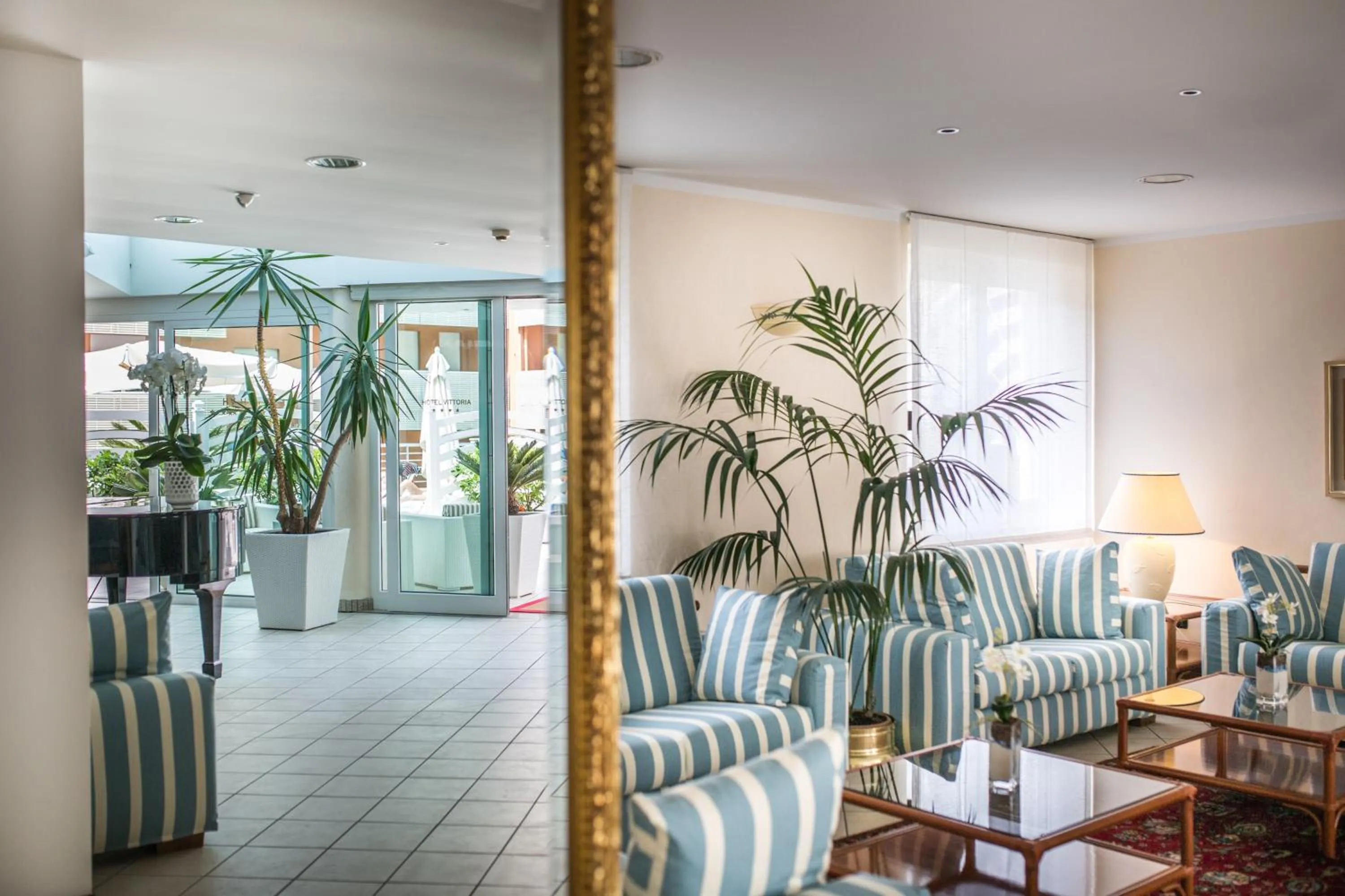 Lobby or reception in Hotel Vittoria