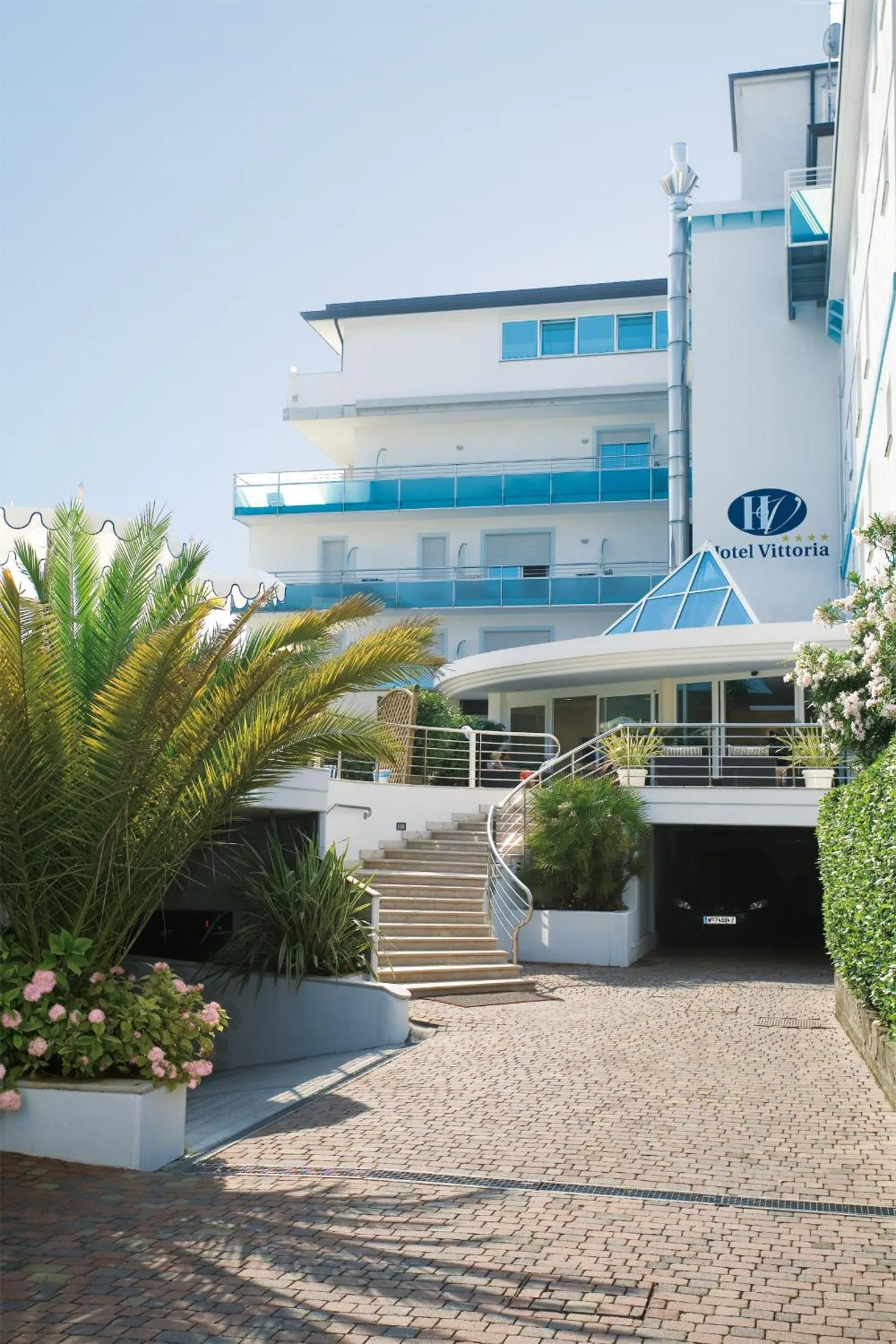 Patio in Hotel Vittoria