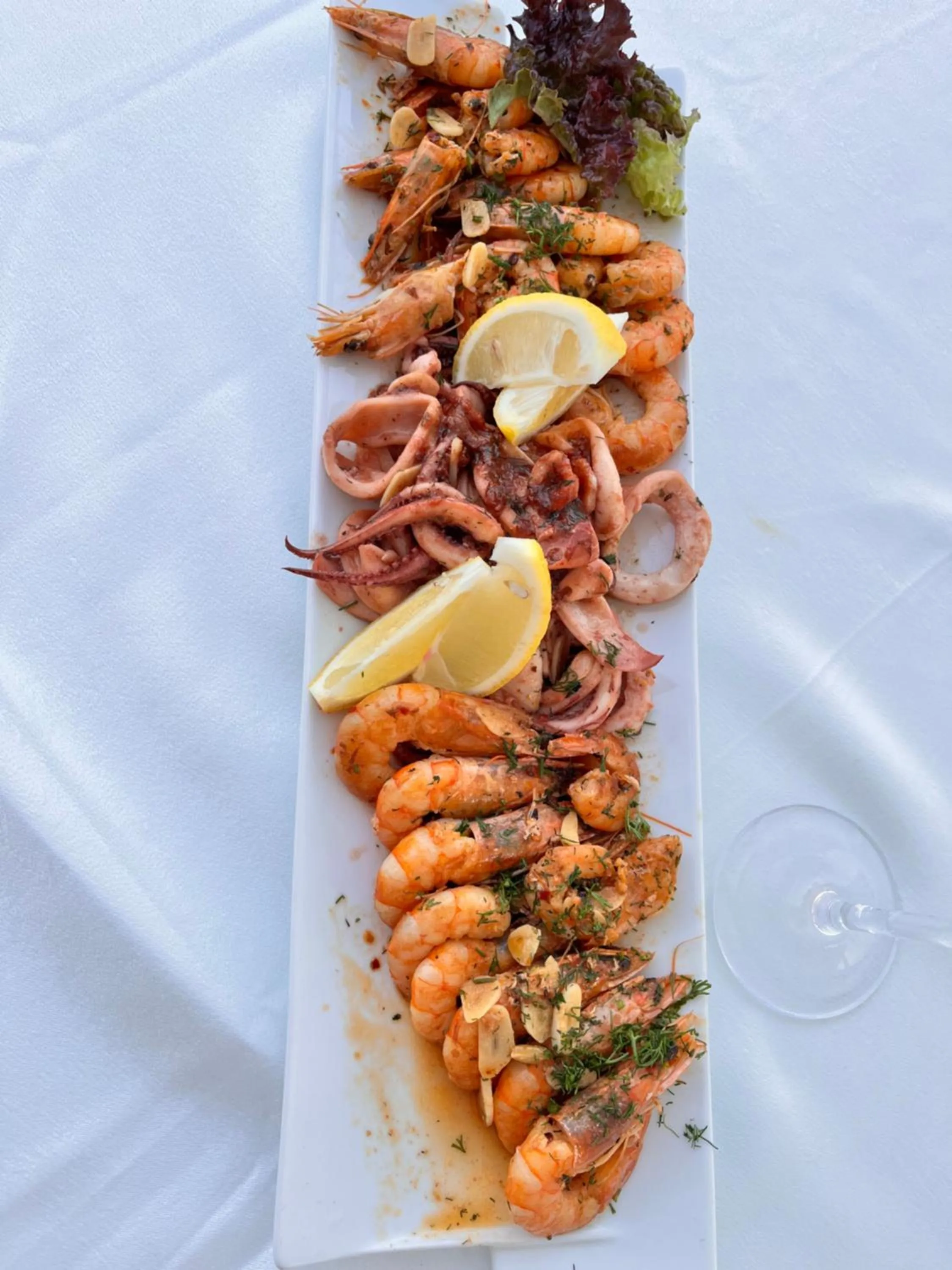 Food and drinks in Mirage Hotel