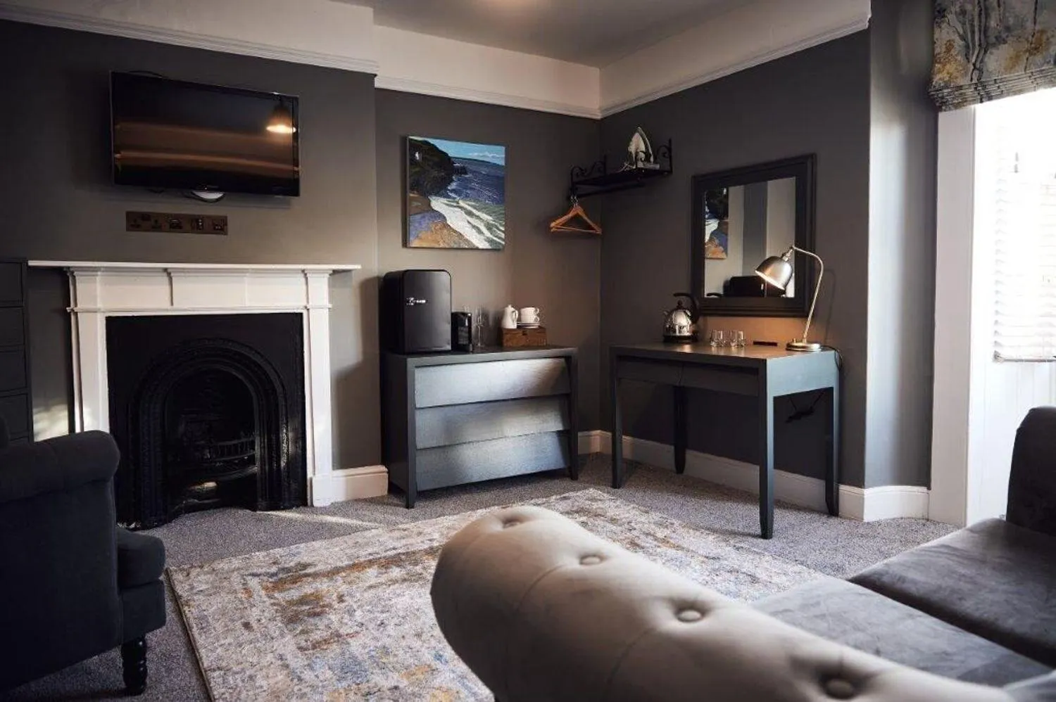 Seating area in The Brown's Hotel