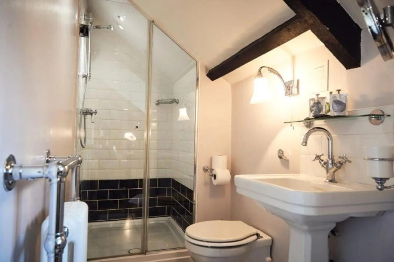 Shower in The Brown's Hotel