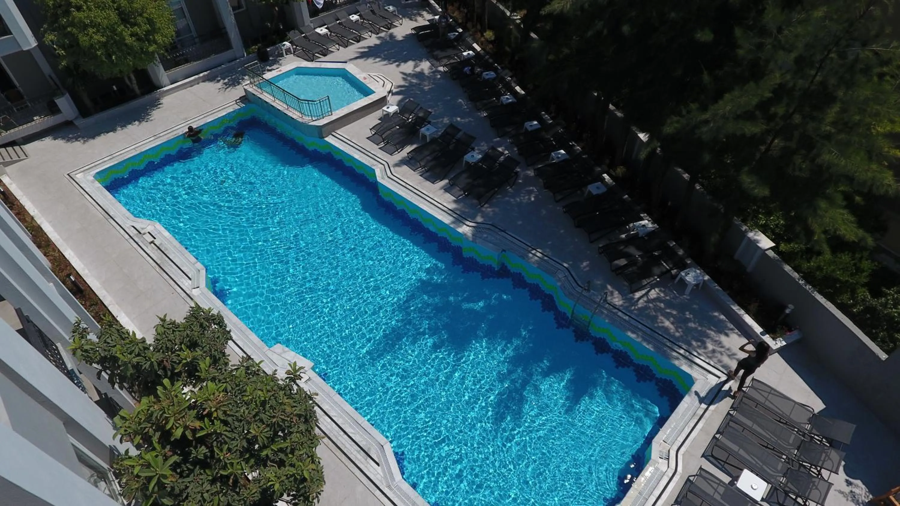 Pool view in Club Sema Suite Hotel