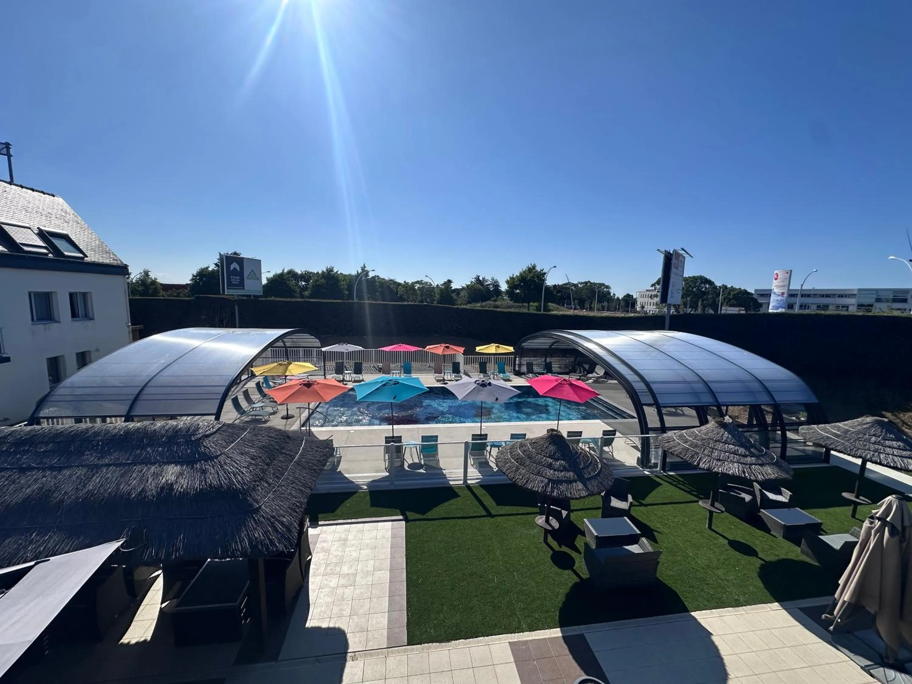 Swimming pool in The Originals Boutique, Hôtel Aquilon, Saint-Nazaire