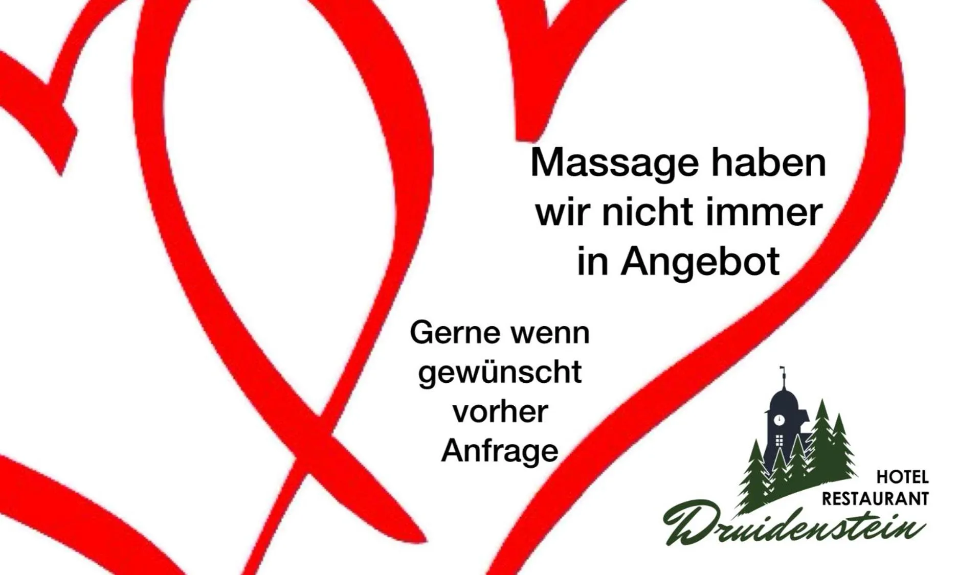 Massage in Hotel & Restaurant Druidenstein