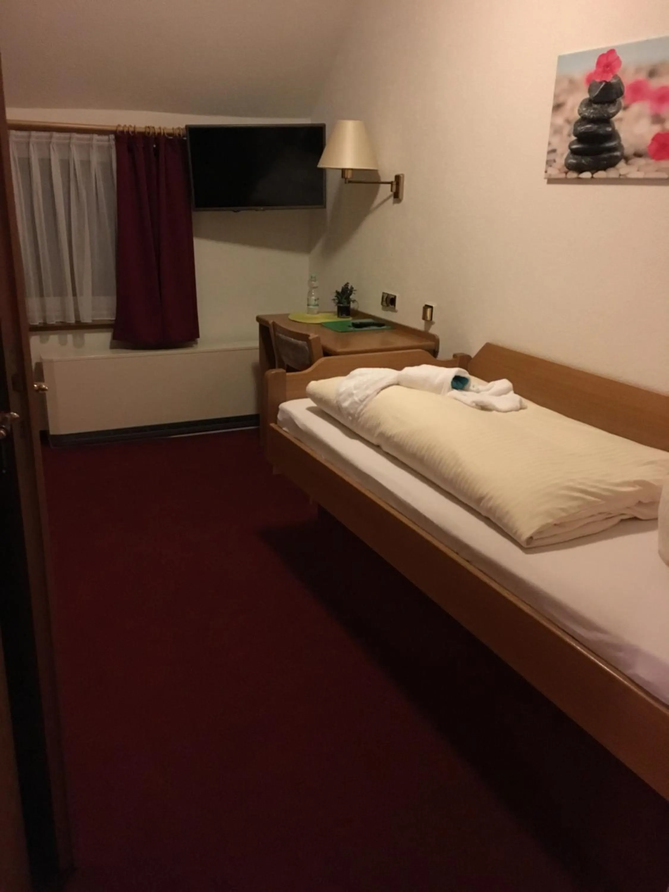 Photo of the whole room, Bed in Hotel & Restaurant Druidenstein