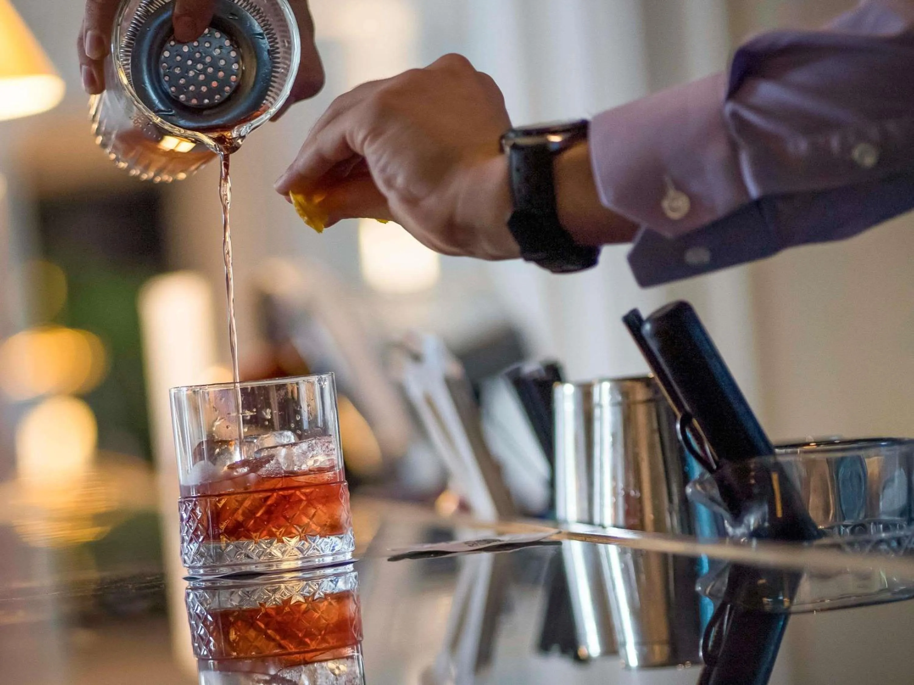 Lounge or bar in Aigle Noir Hotel Fontainebleau - MGallery Collection