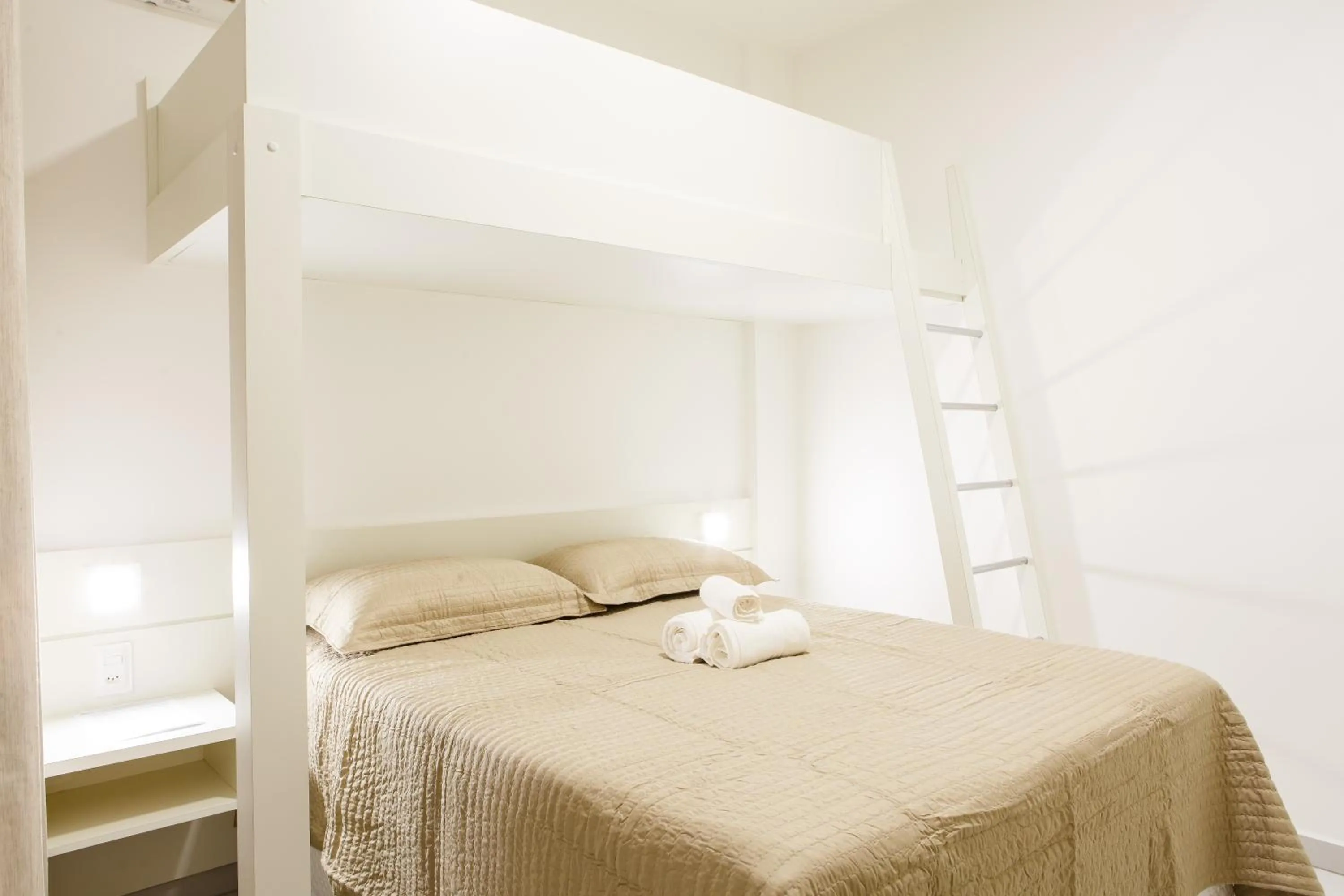 Bed in Dr. Marinho Apart Hotel