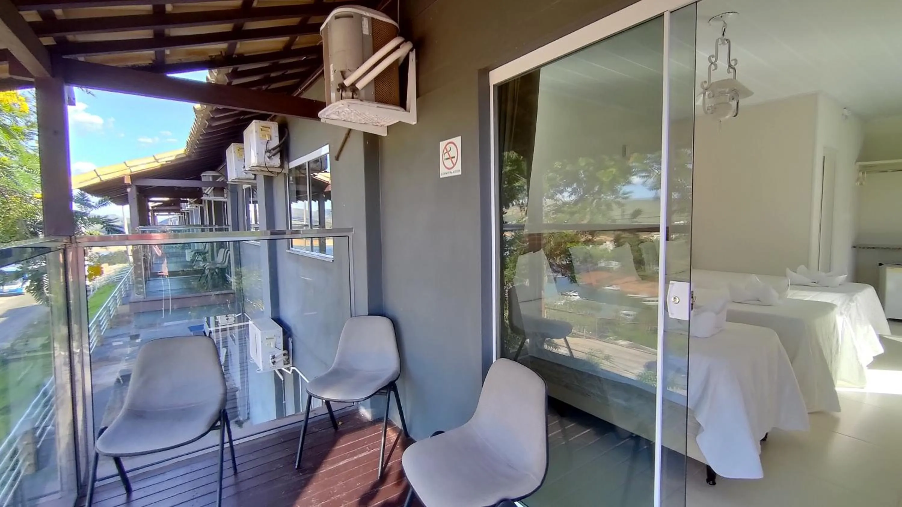 Patio in Hotel Escarpas do Lago Capitolio
