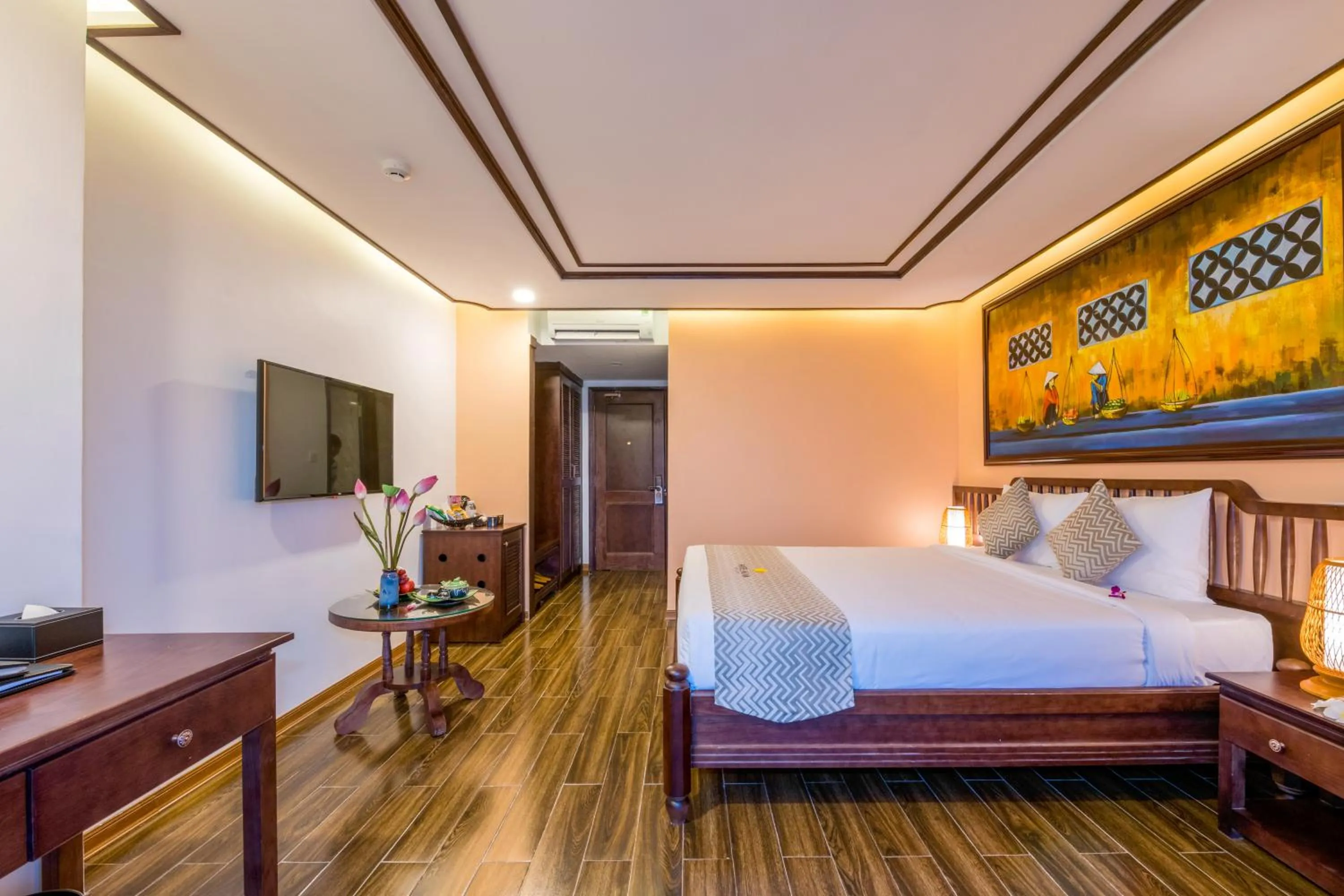 Bedroom, Bed in Fivitel Hoi An Hotel