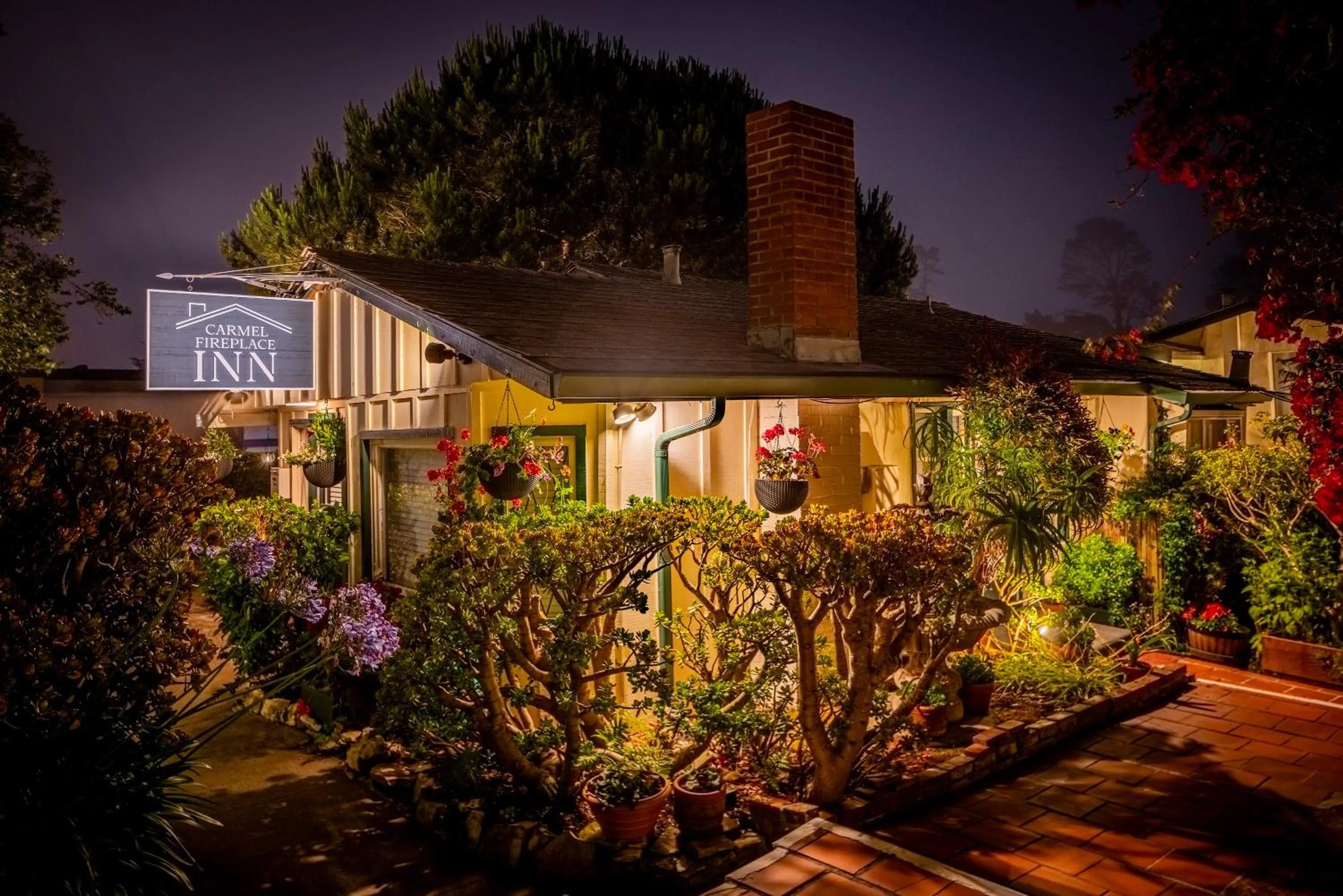 Property building in Carmel Fireplace Inn