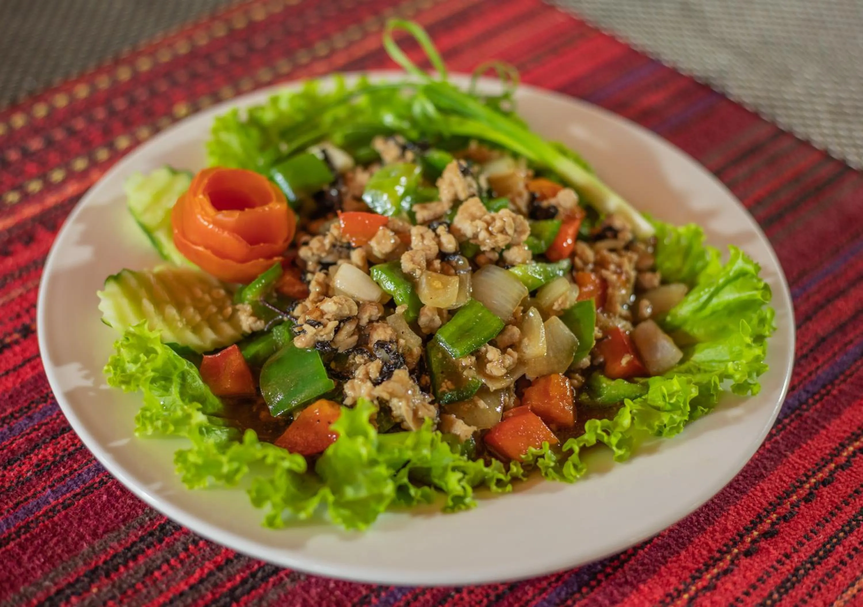 Buffet breakfast in Treasure Hotel Laos