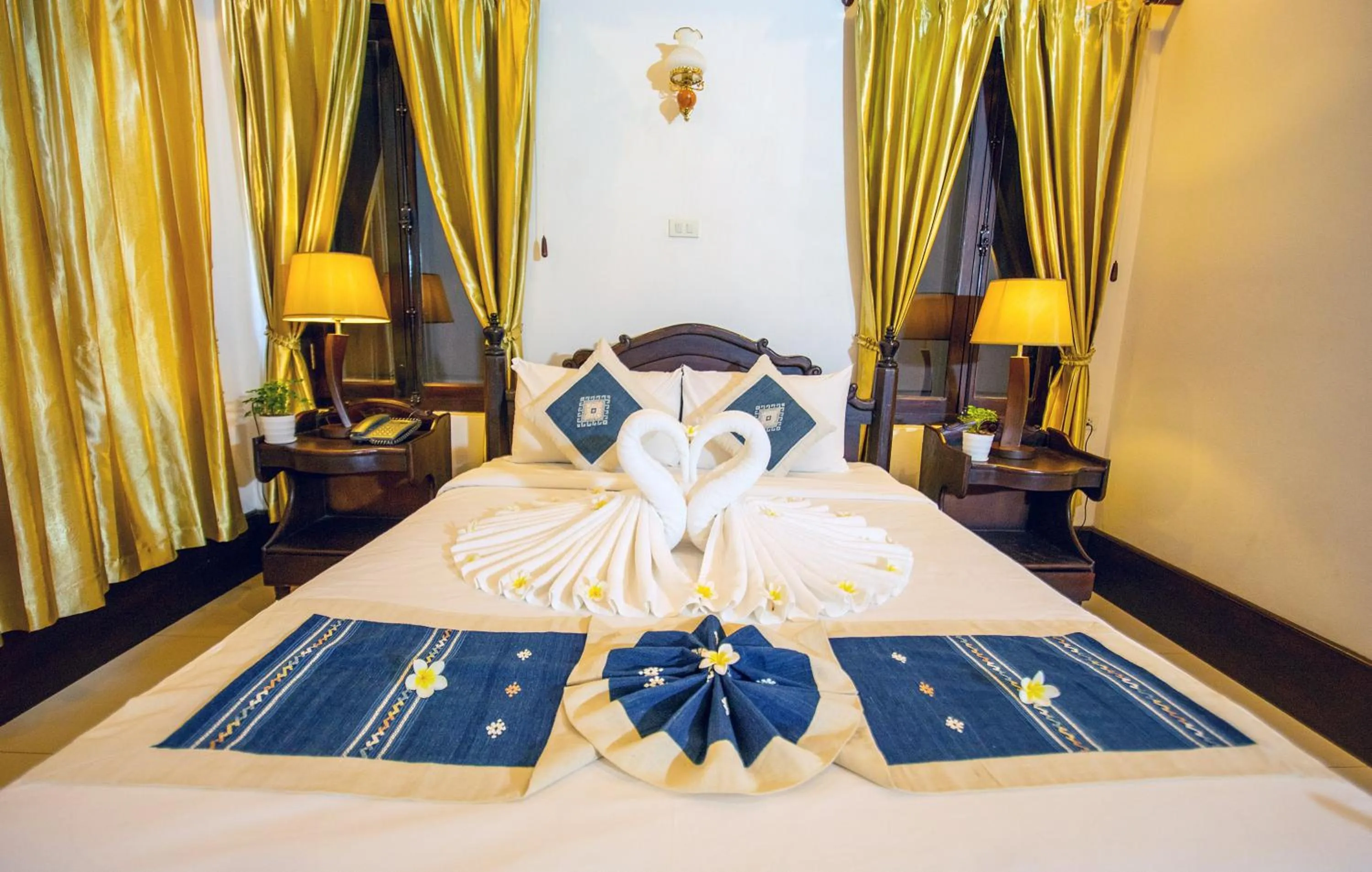 Bedroom, Bed in Treasure Hotel Laos