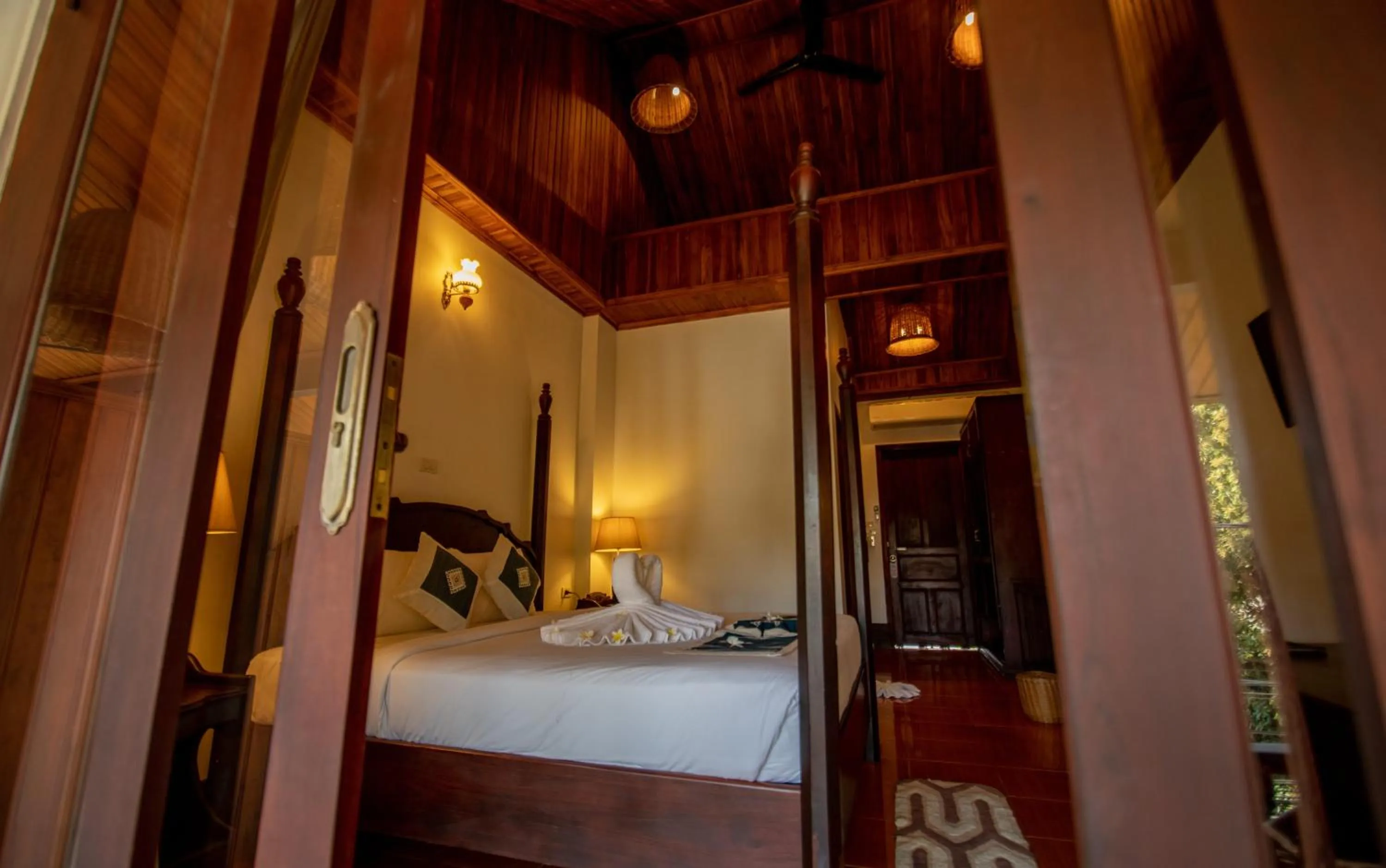 Bedroom, Bed in Treasure Hotel Laos