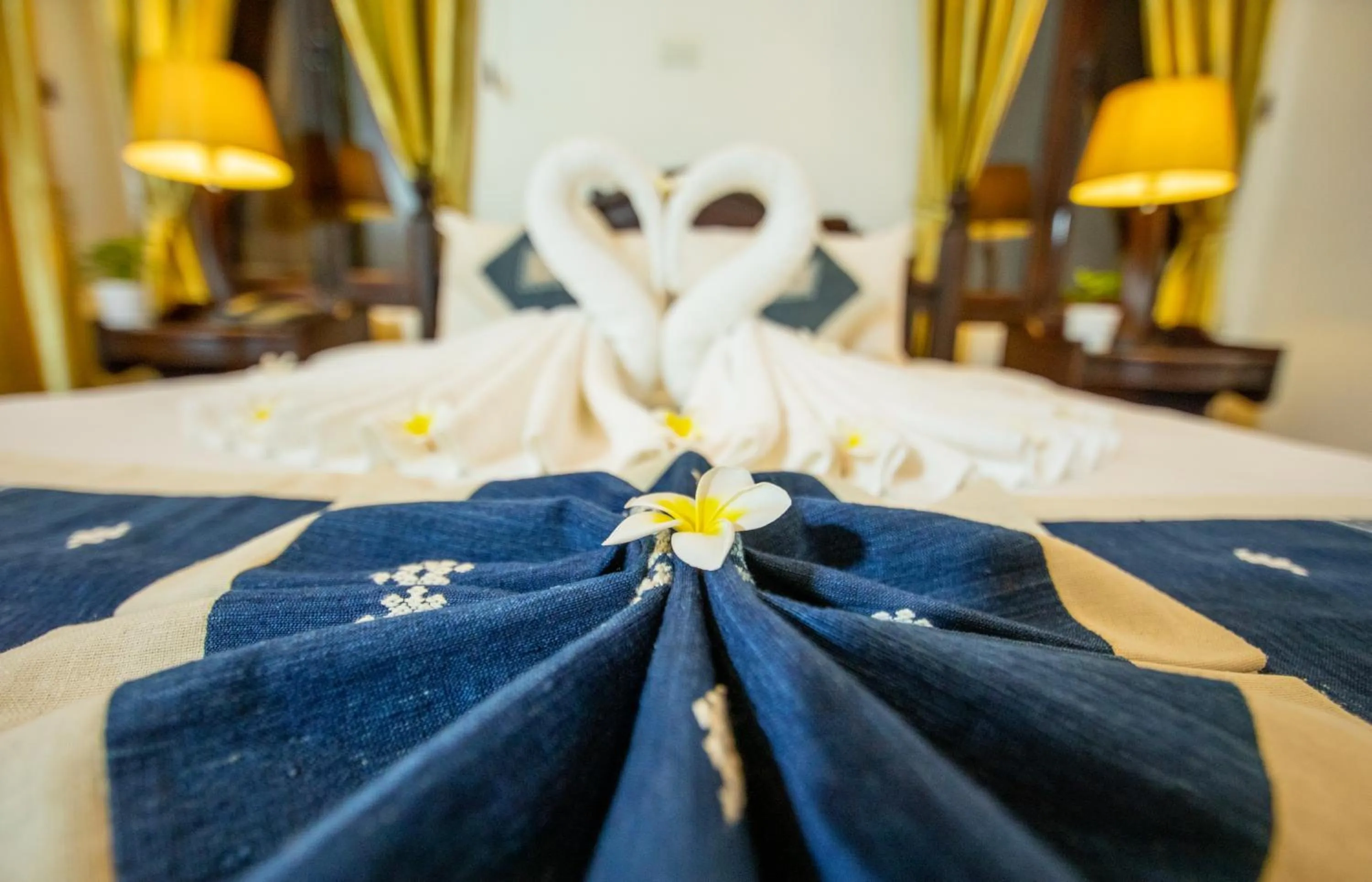 Bedroom, Bed in Treasure Hotel Laos