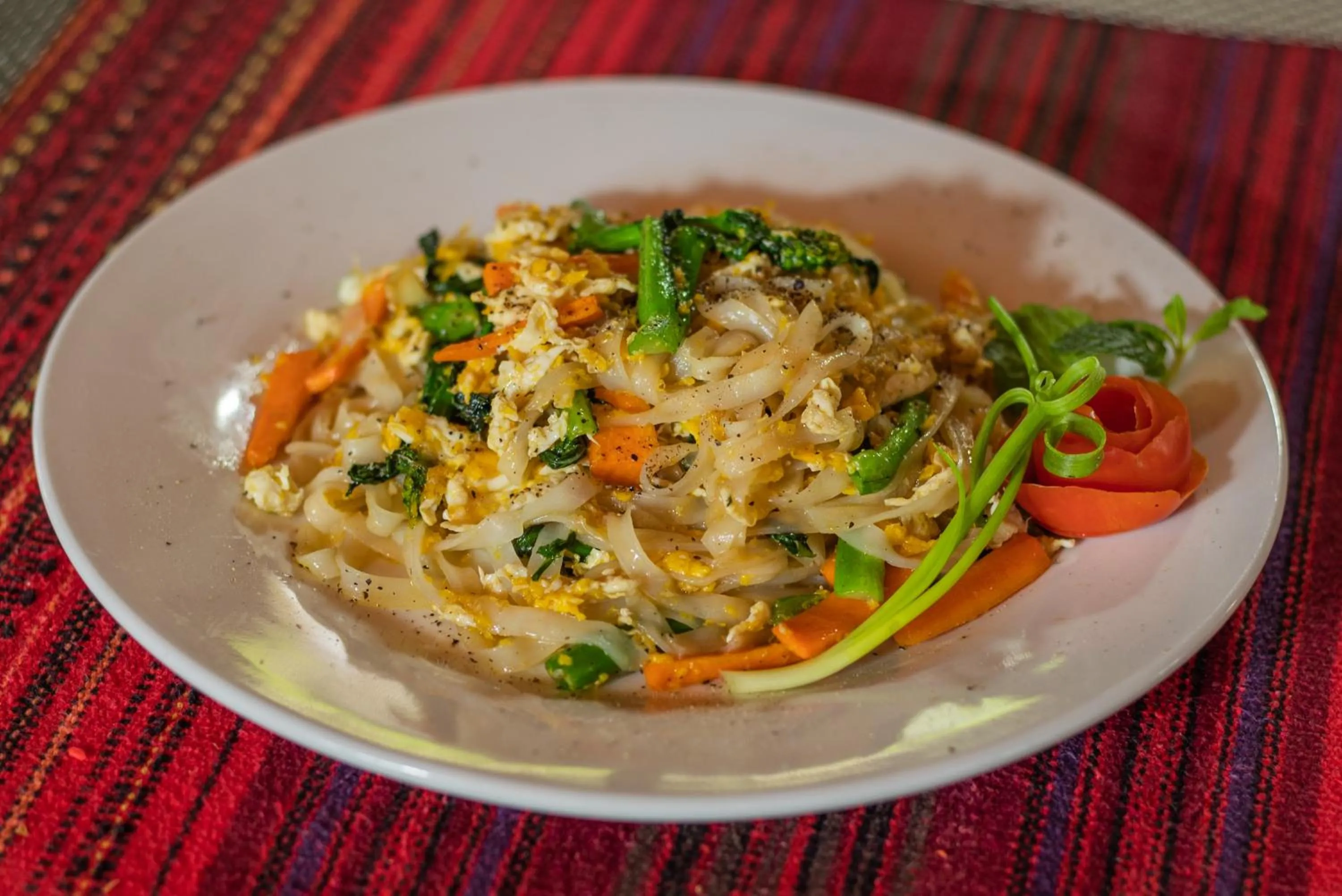 Buffet breakfast in Treasure Hotel Laos