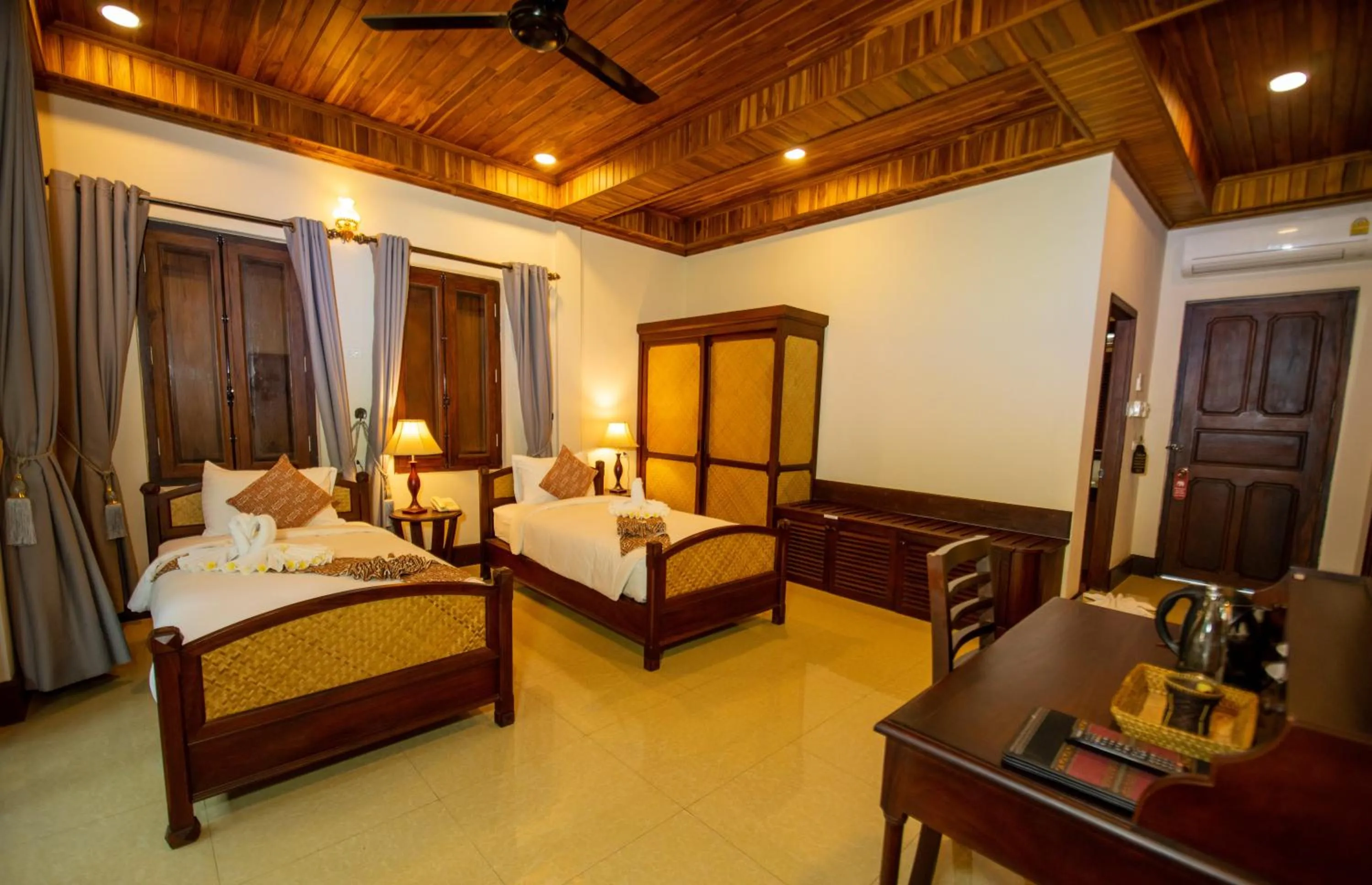 Bedroom, Bed in Treasure Hotel Laos