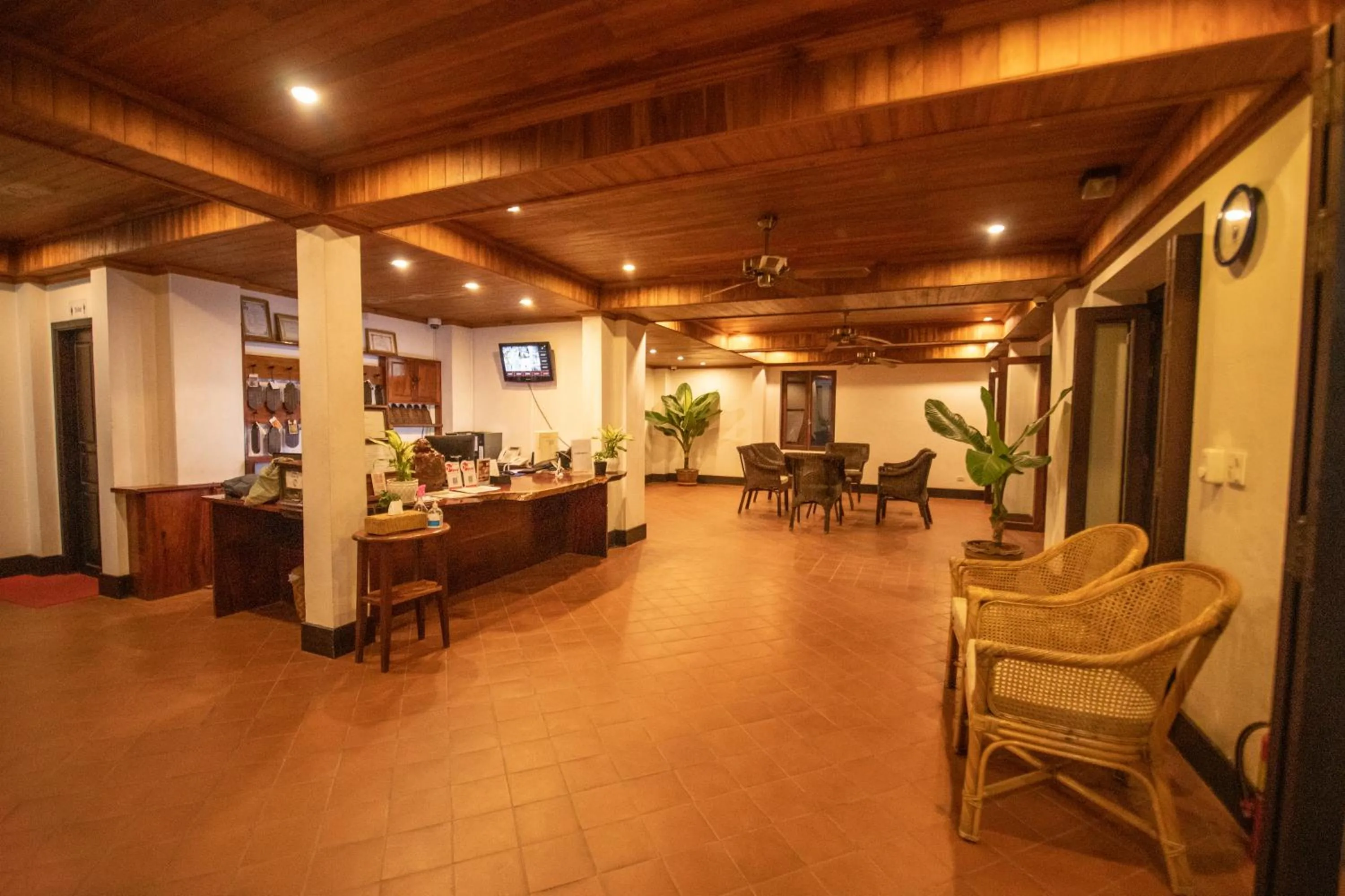 Lobby or reception in Treasure Hotel Laos