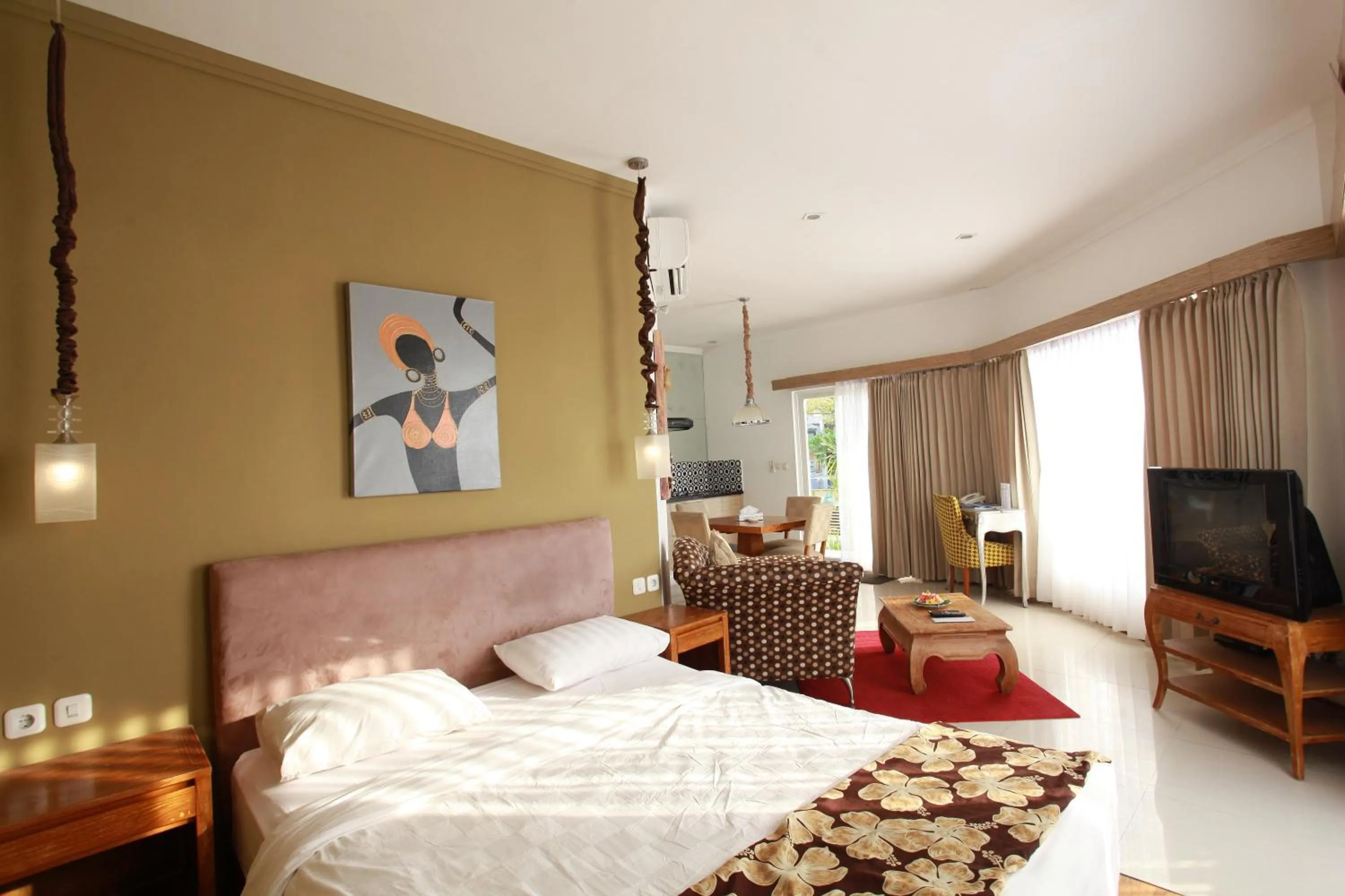 Bed in Ocean View Residence