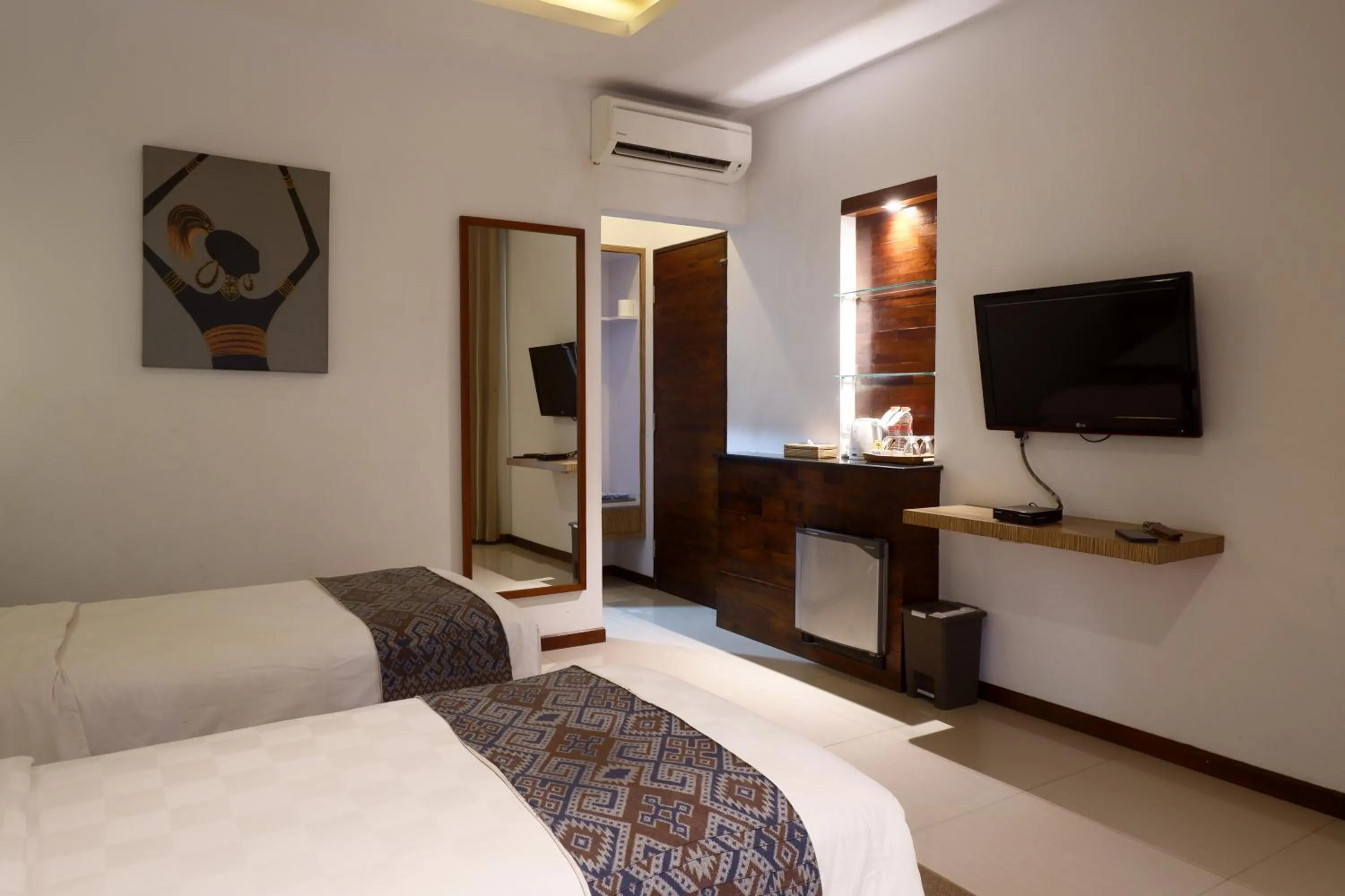 Bed in Ocean View Residence