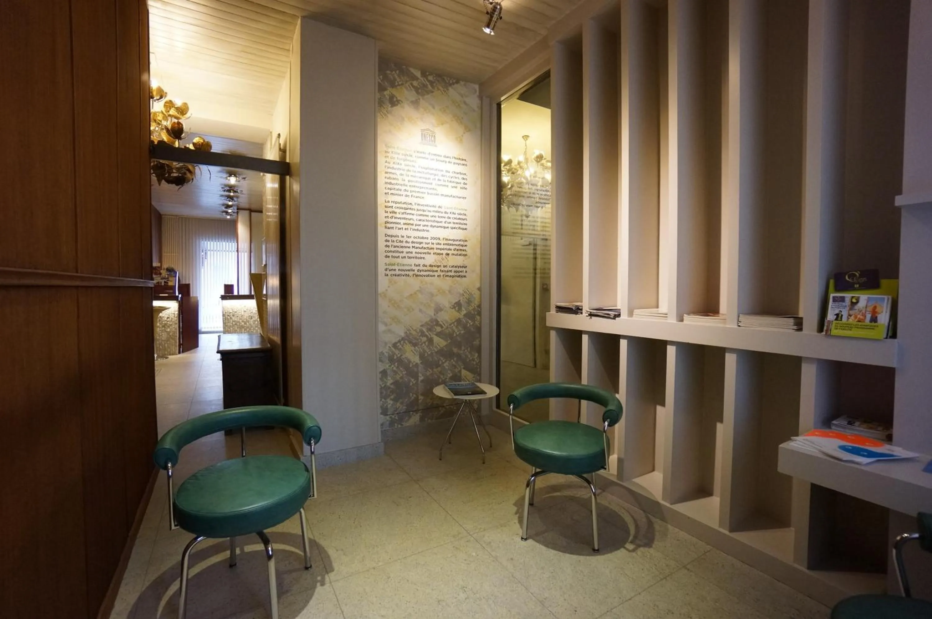 Decorative detail in Terminus du Forez Saint-Etienne Centre Gare Chateaucreux