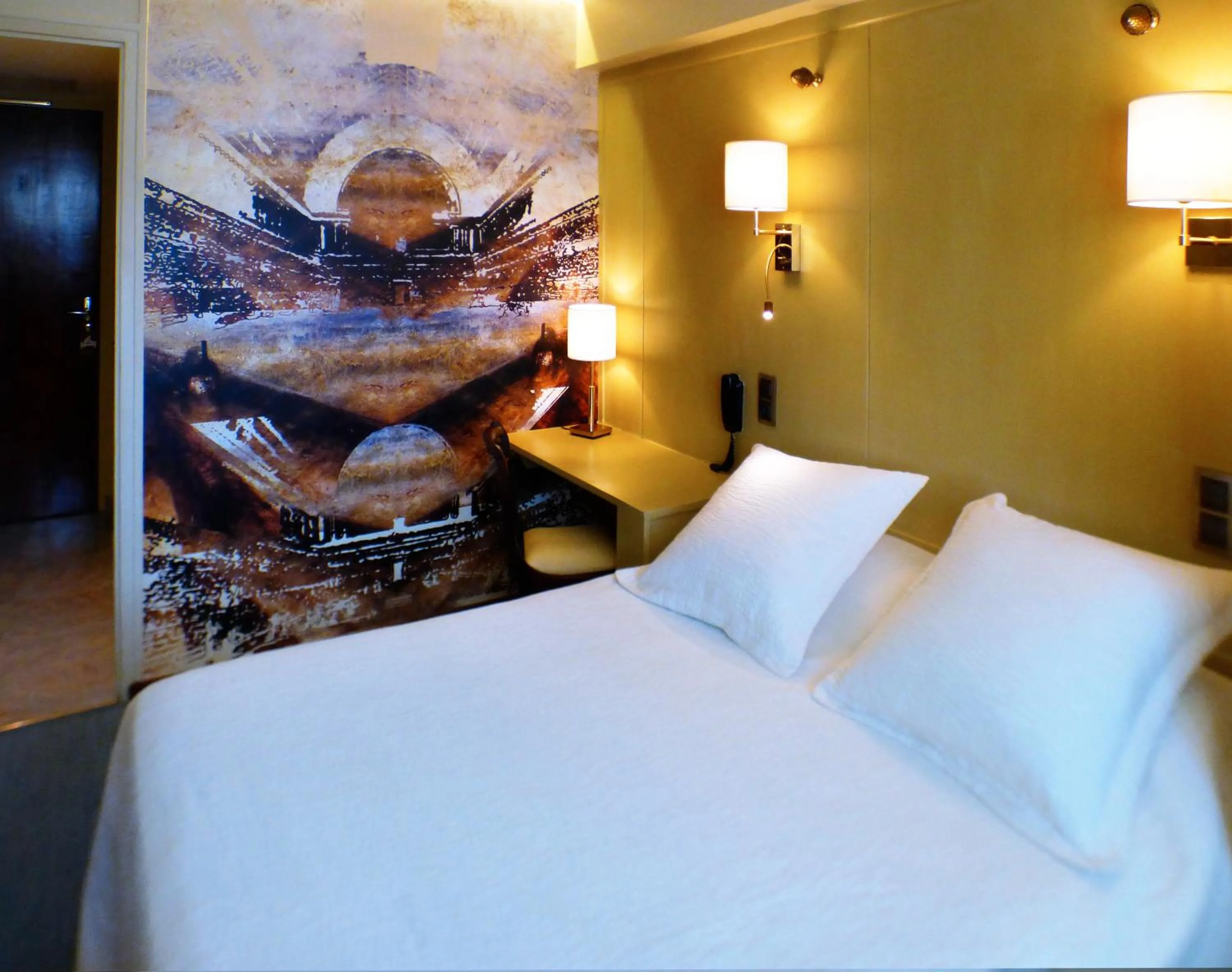 Decorative detail, Bed in Terminus du Forez Saint-Etienne Centre Gare Chateaucreux