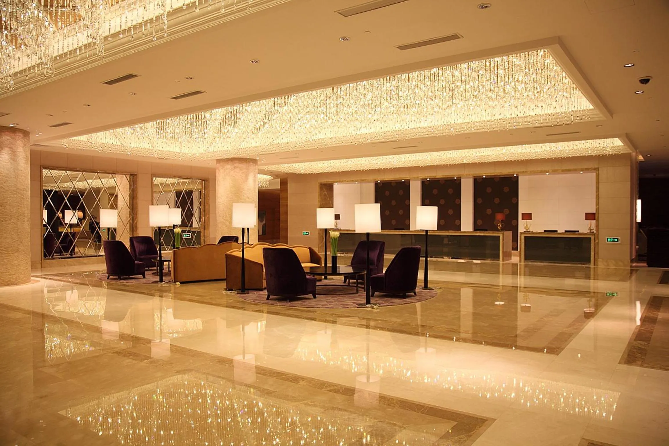 Lobby or reception in Air China Hongqiao Airport Hotel - Air China BoYue Hotel