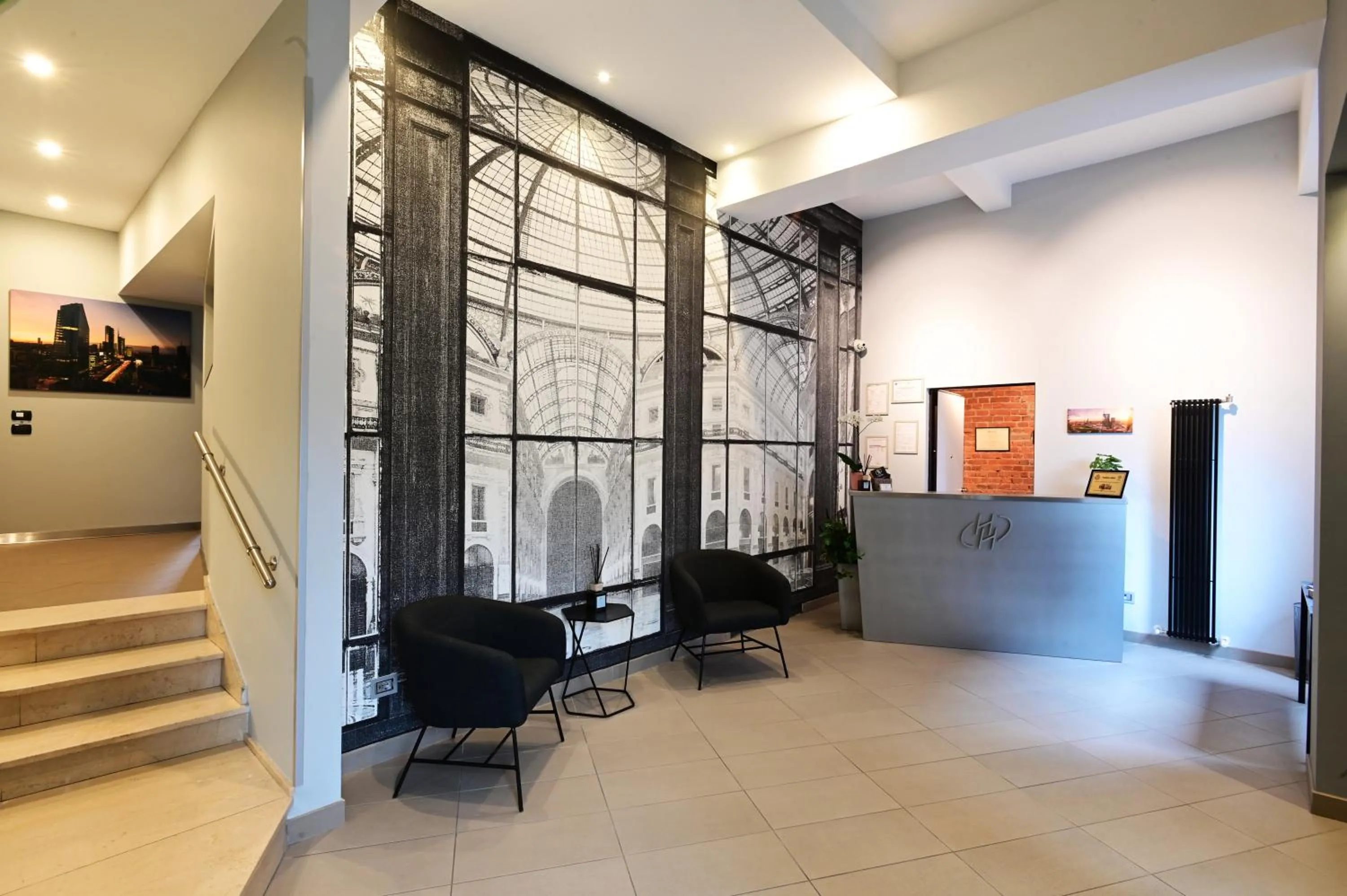 Lobby or reception in Holiday Homes Aparthotel Milano