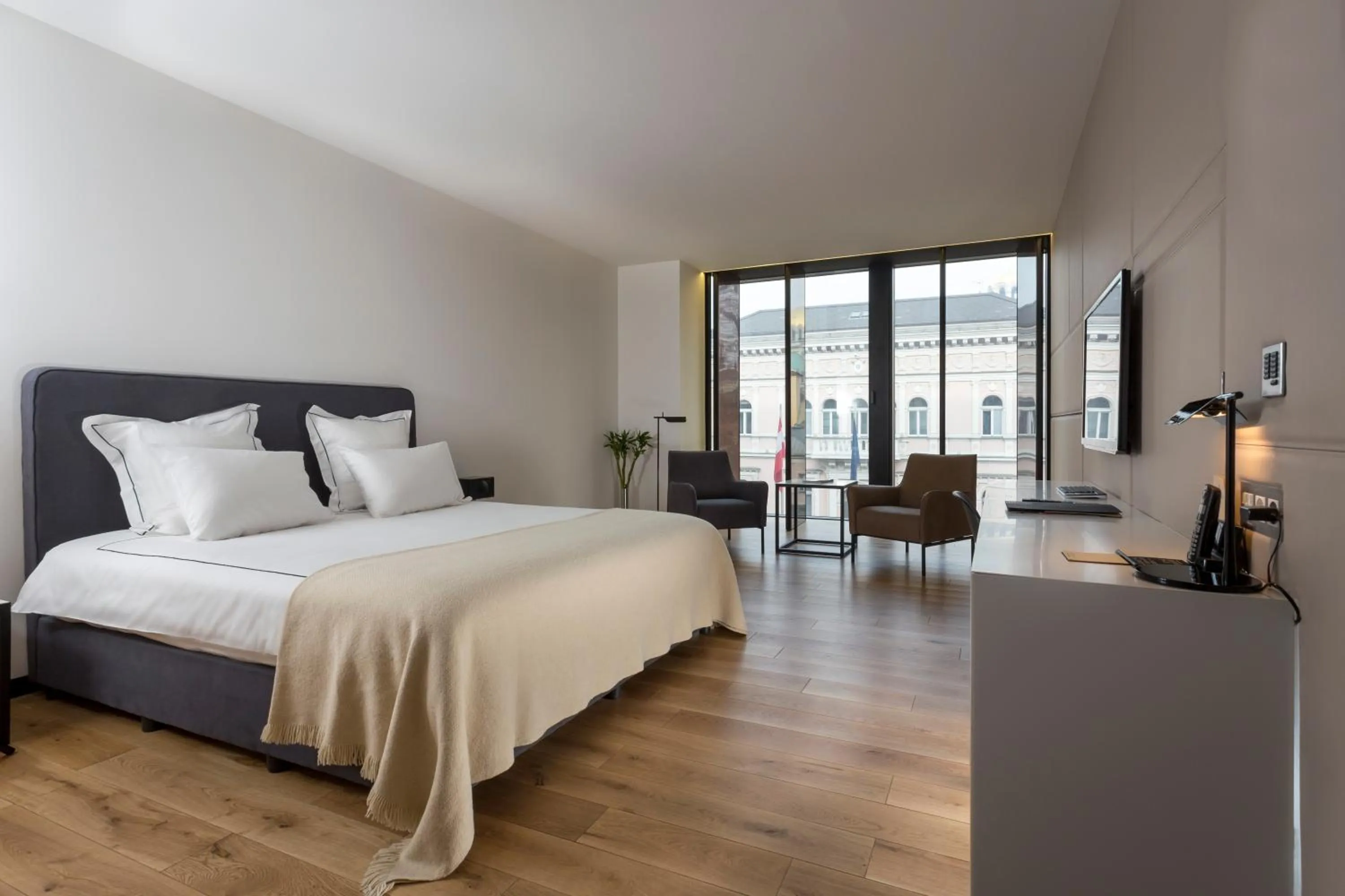 Photo of the whole room, Bed in Sense Hotel Sofia, a Member of Design Hotels