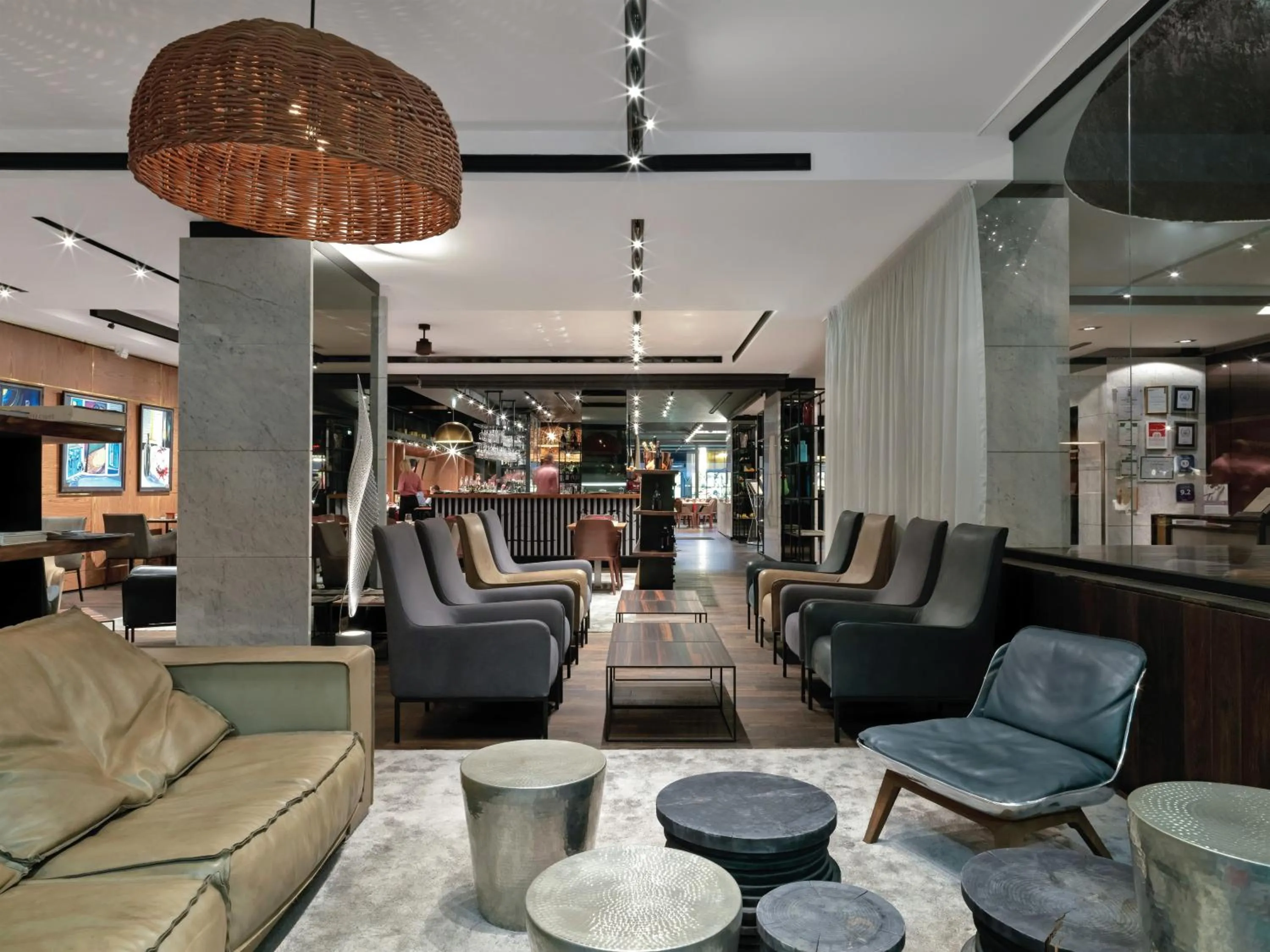 Lobby or reception in Sense Hotel Sofia, a Member of Design Hotels