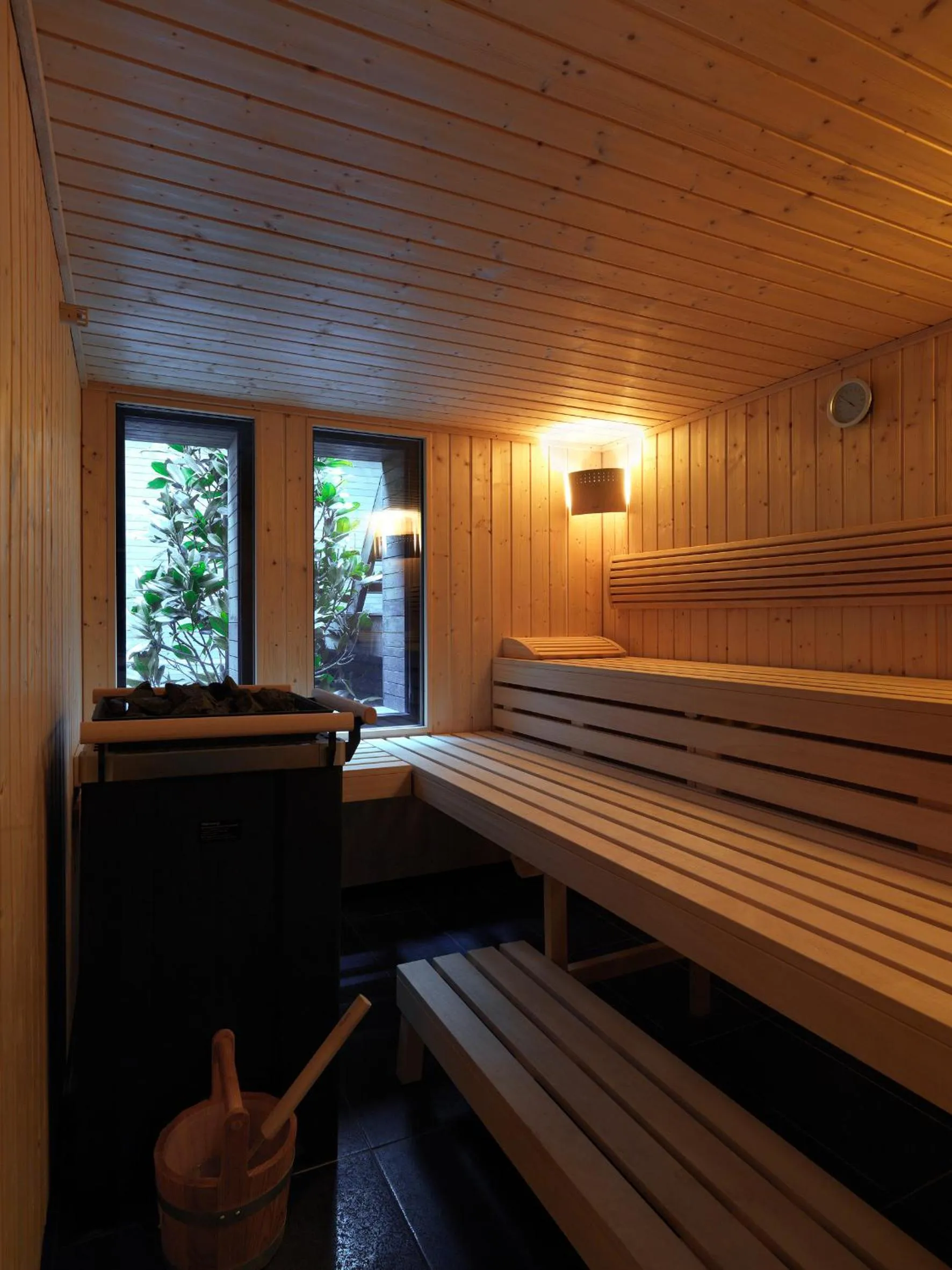 Sauna in Sense Hotel Sofia, a Member of Design Hotels