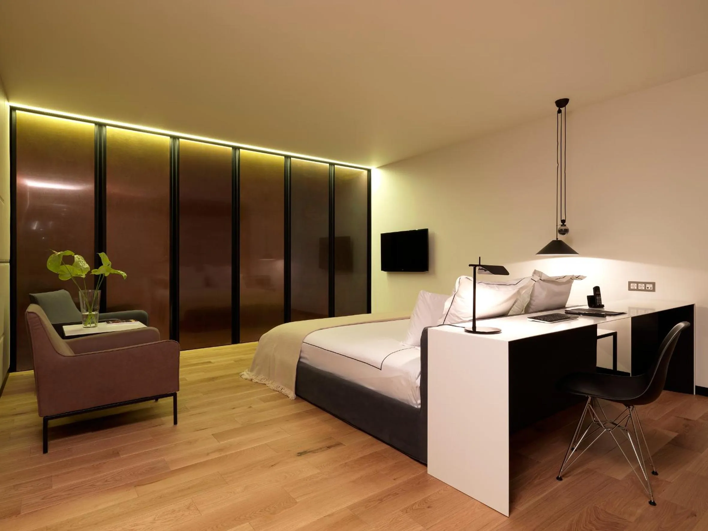 Photo of the whole room, Bed in Sense Hotel Sofia, a Member of Design Hotels