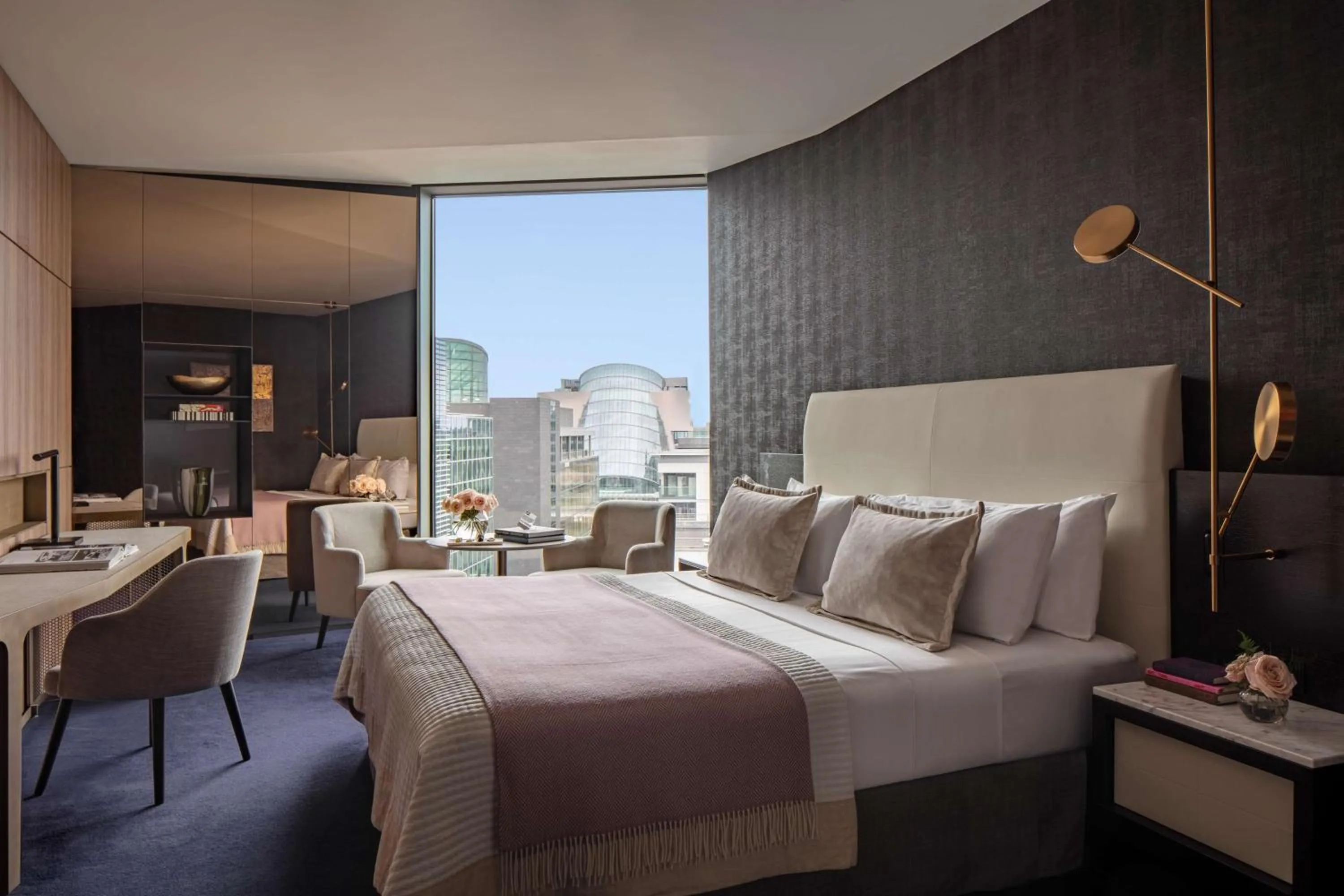 Photo of the whole room, Bed in Anantara The Marker Dublin- A Leading Hotel of the World
