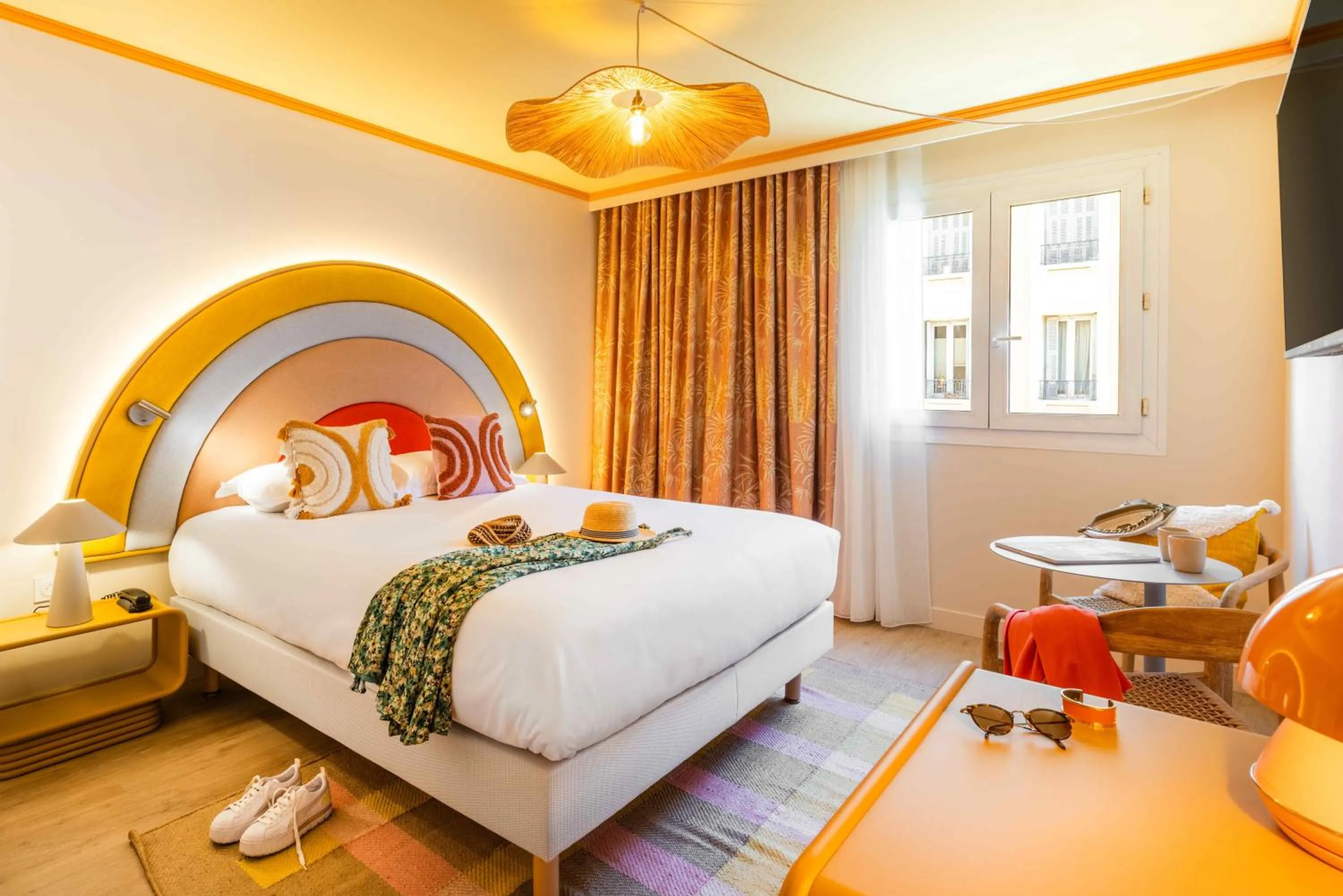 Photo of the whole room, Bed in Nice Pam Hotel