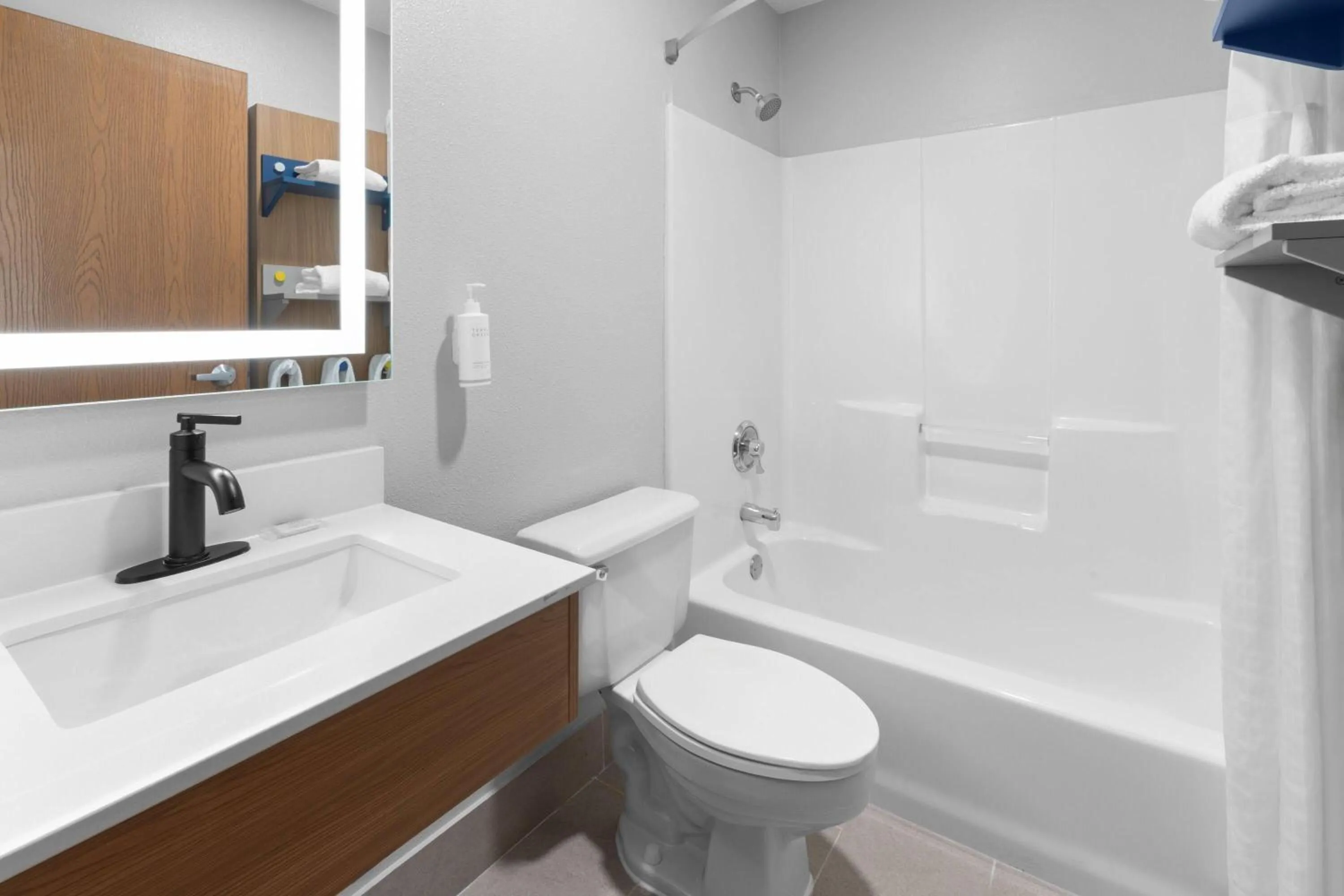Bathroom in Microtel Inn & Suites by Wyndham Sioux Falls