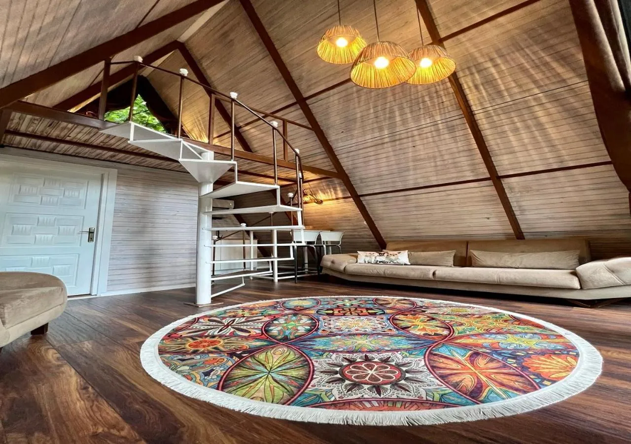 Bed in Kadifeli Konak Hotel & Bungalow