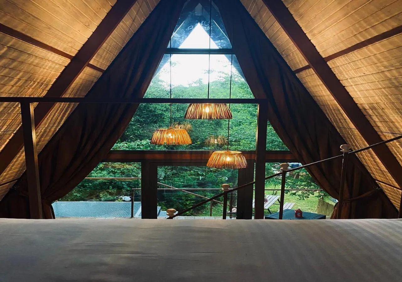 Bed in Kadifeli Konak Hotel & Bungalow