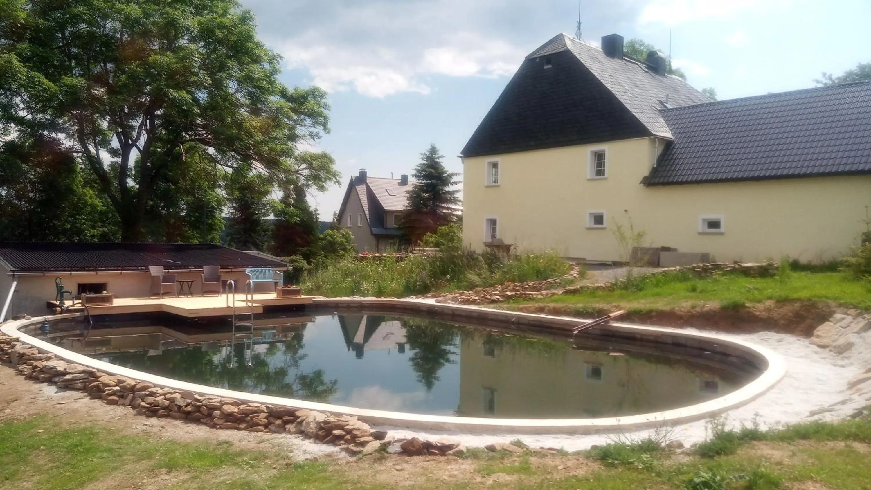 Swimming pool in Gasthaus Ruebenau