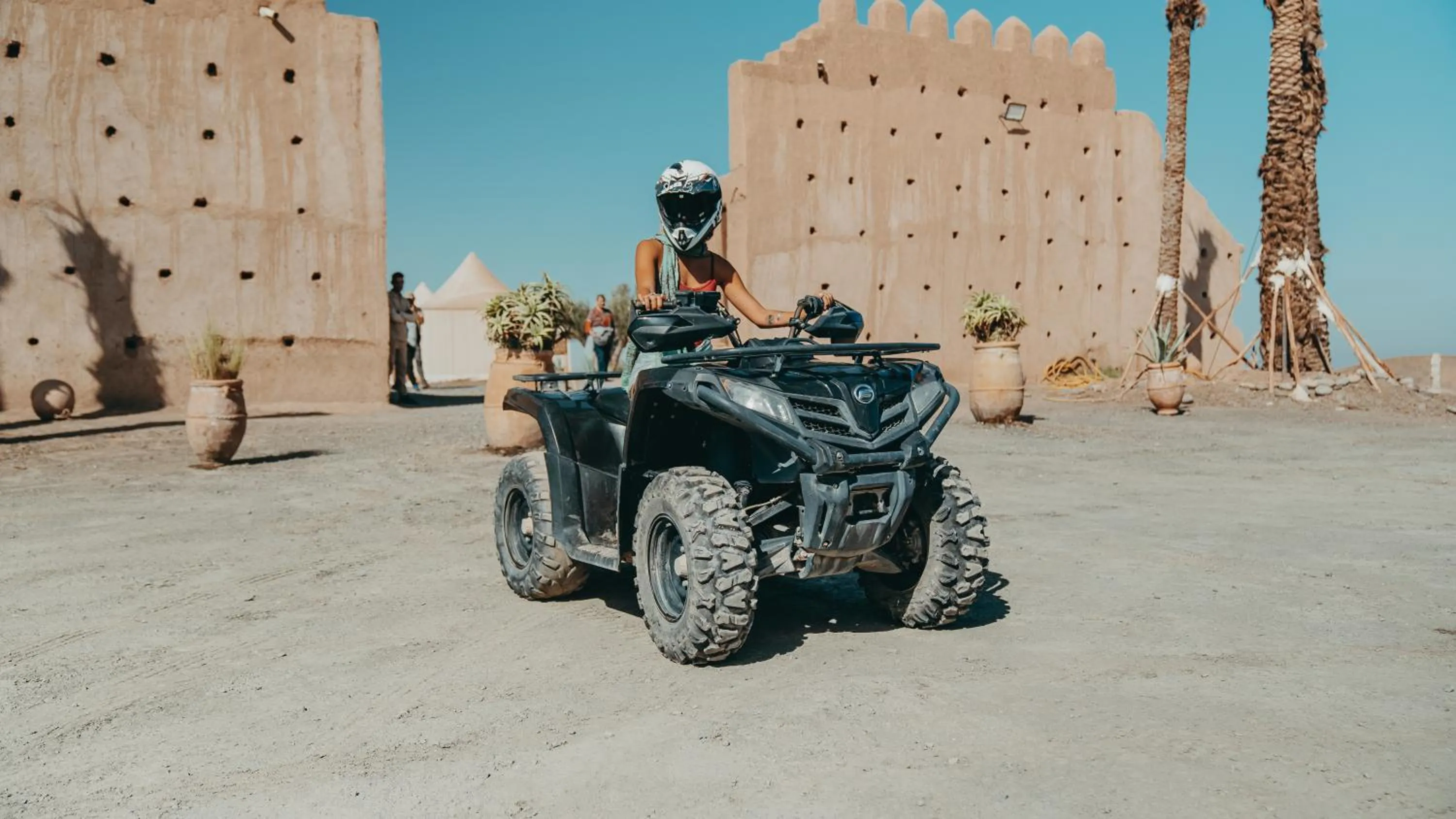 Property building in The White Camel Camp - Agafay Desert Activities