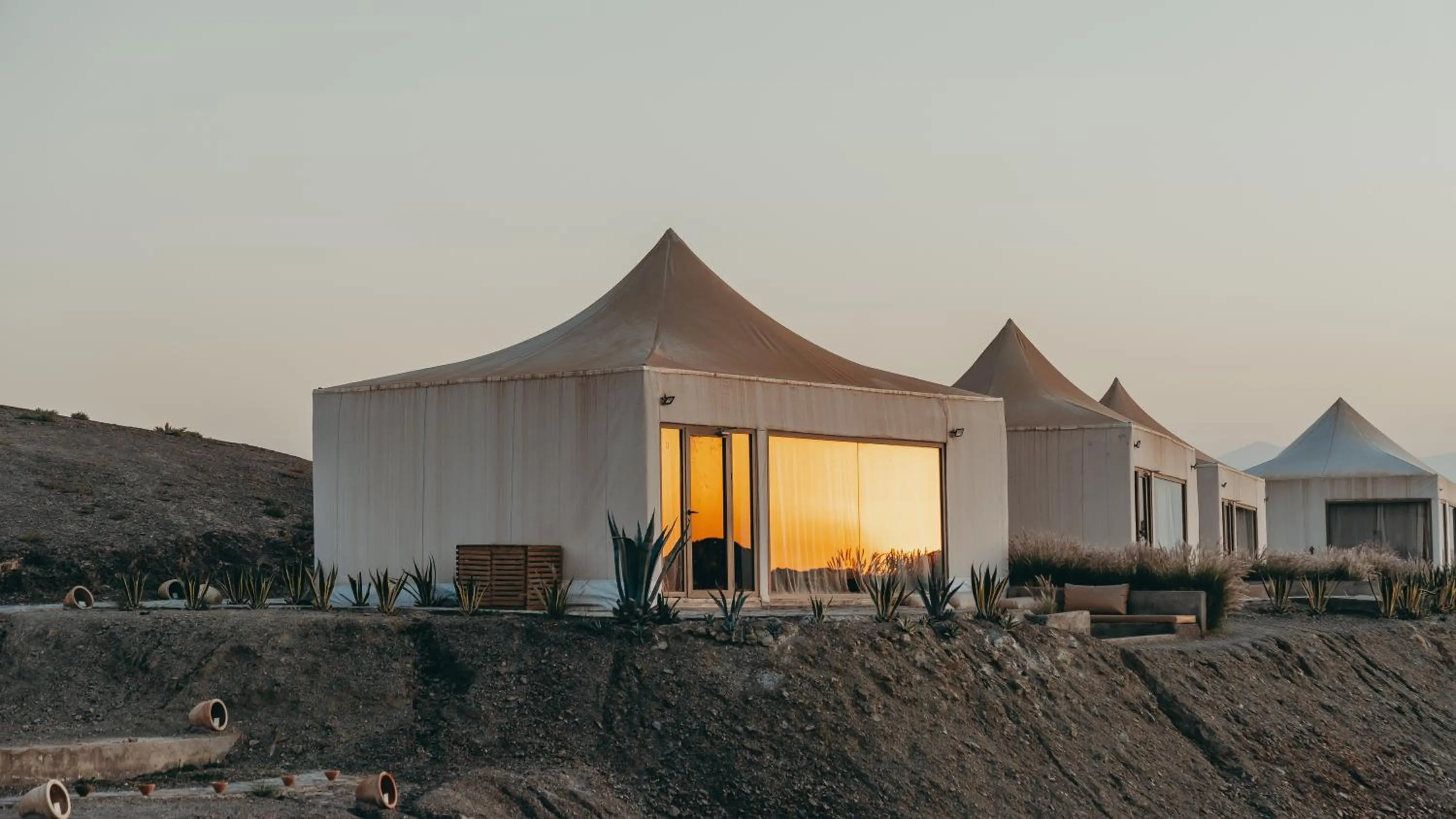 Day in The White Camel Camp - Agafay Desert Activities