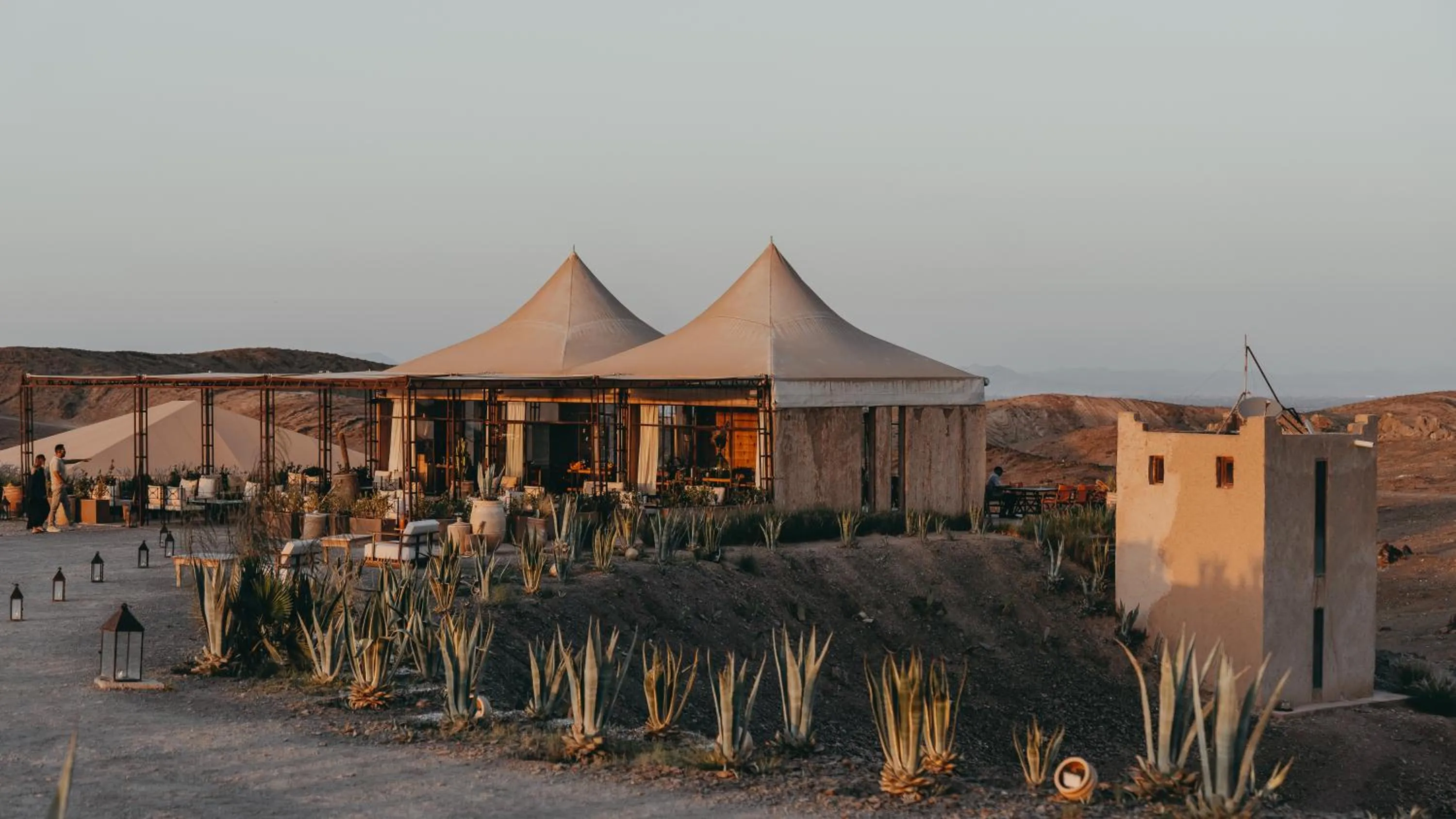 Property building in The White Camel Camp - Agafay Desert Activities