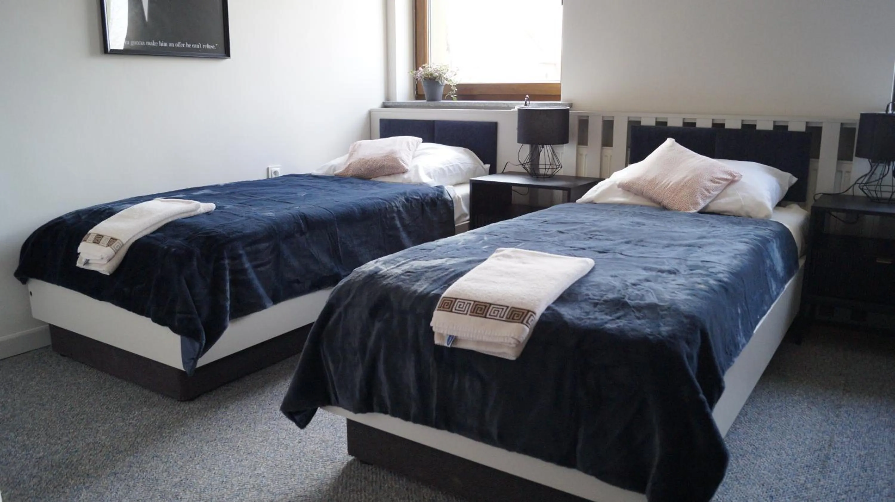 Bed in Zajazd Zielona Gęś