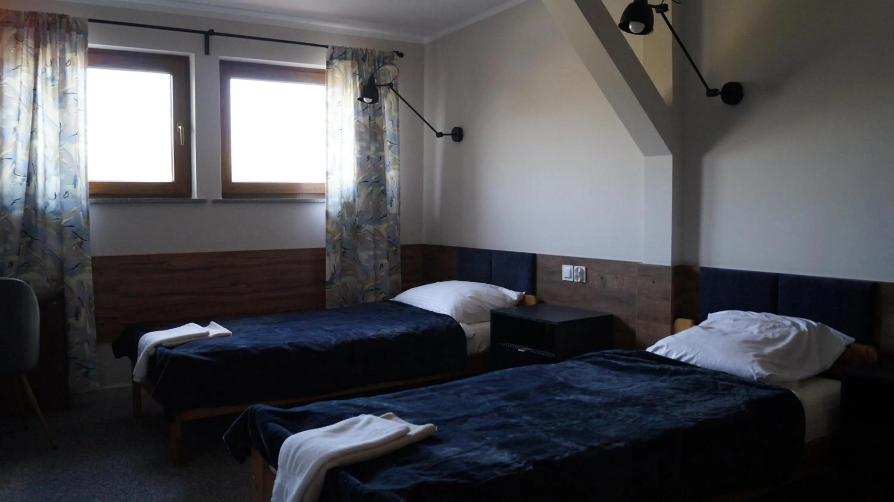 Bed in Zajazd Zielona Gęś