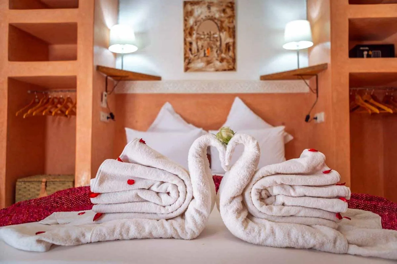 Bed in Riad Ambre et Jasmin